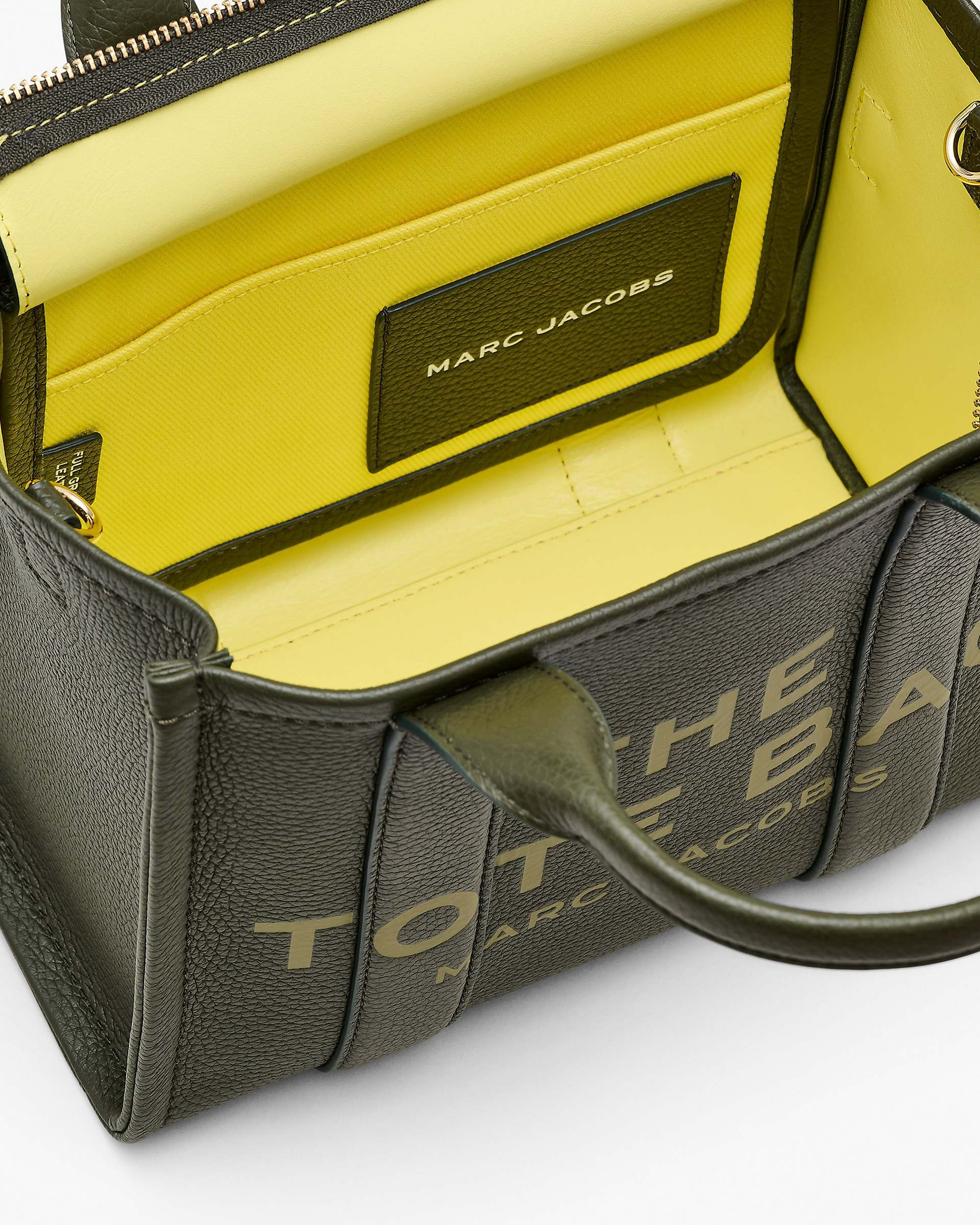 THE LEATHER SMALL TOTE BAG - 5