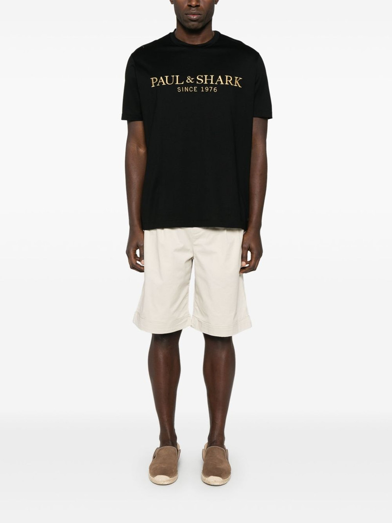Paul & Shark logo-embroidered T-shirt outlook