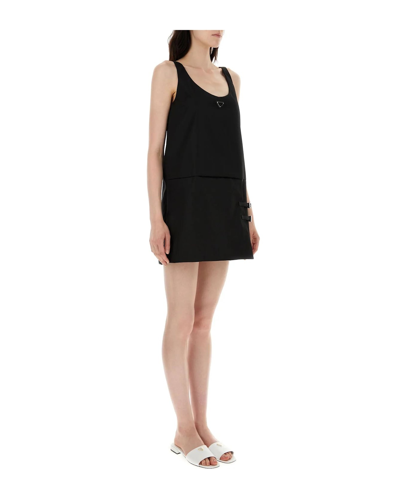 Prada Black Nylon Dress | italist | REVERSIBLE