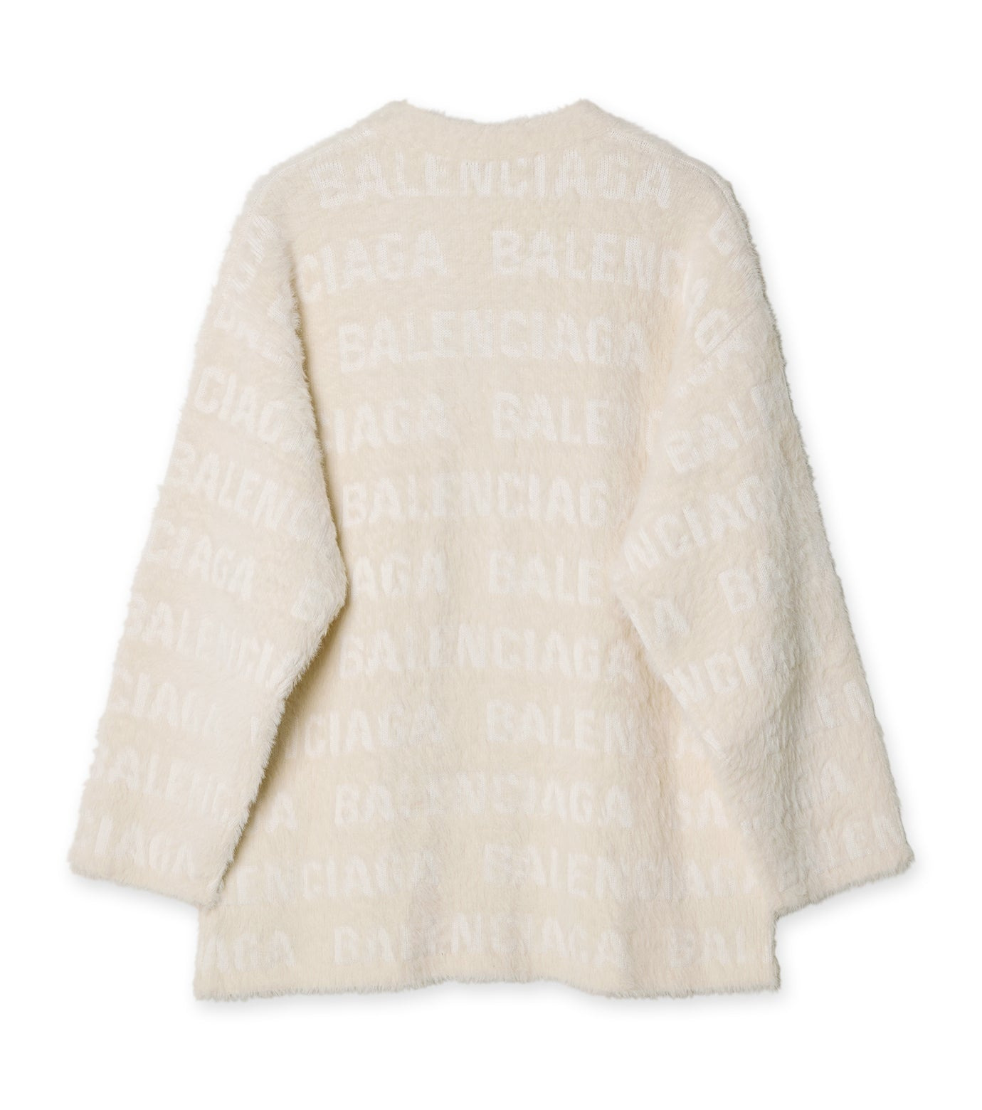 Furry Logo Knit Cardigan - 2