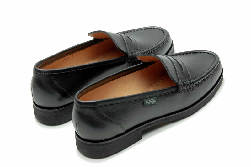 Paraboot Vignony Black Silk - Rubber Sole outlook