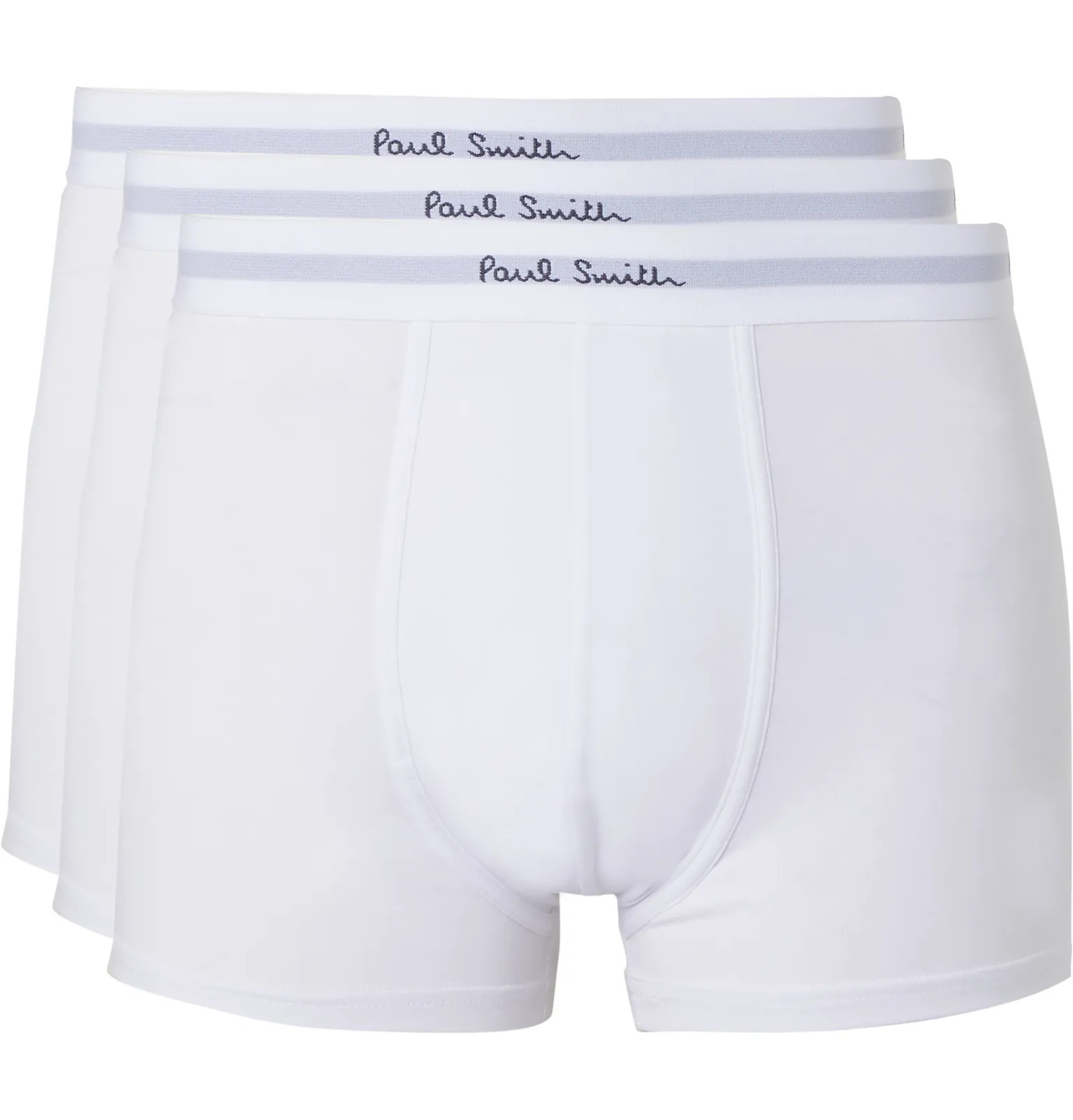 Three-Pack Stretch-Cotton Boxer Briefs - 1