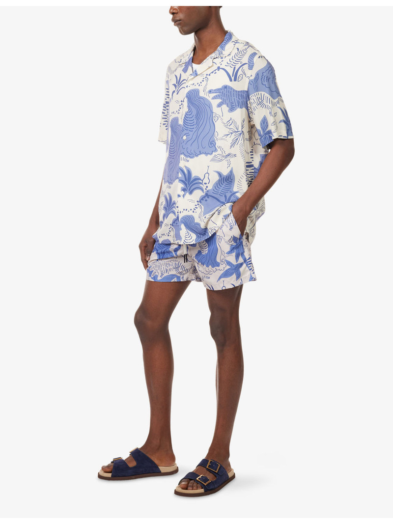 OAS Mystea Logo-Tab Swim Shorts outlook