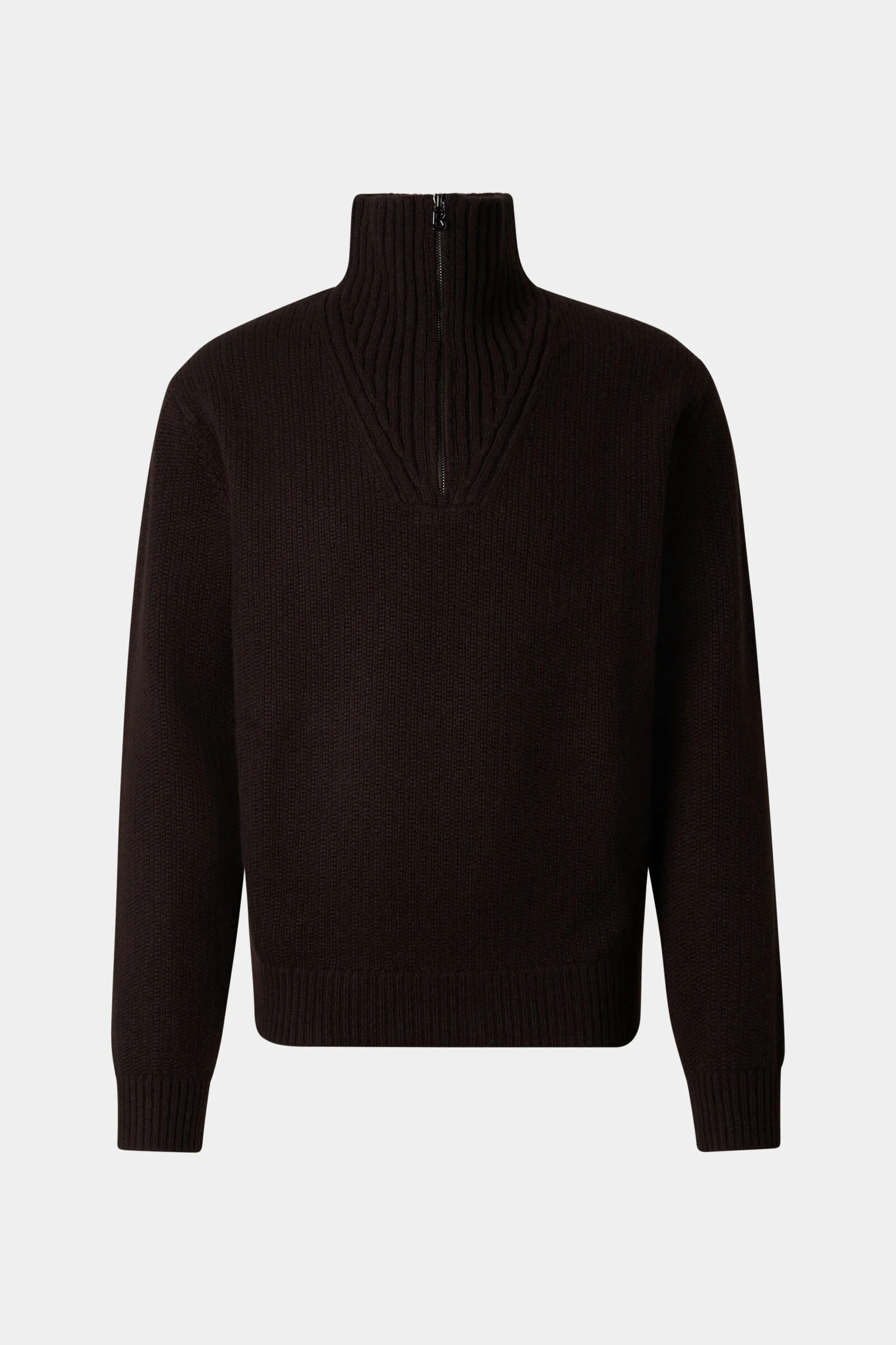 Walter, the Cashmere Sweater in Coffee - 1