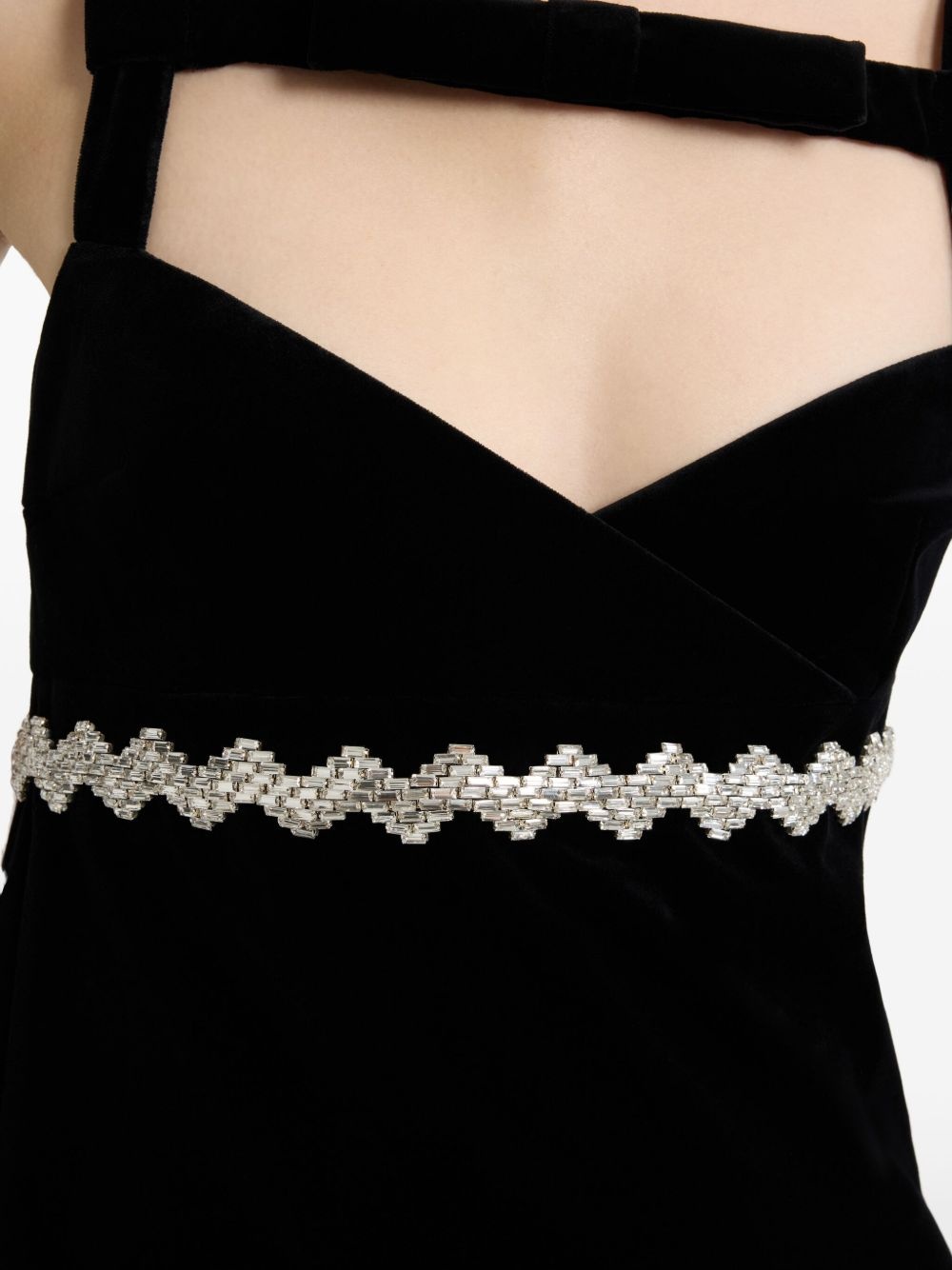 rhinestone-embellished dress - 4