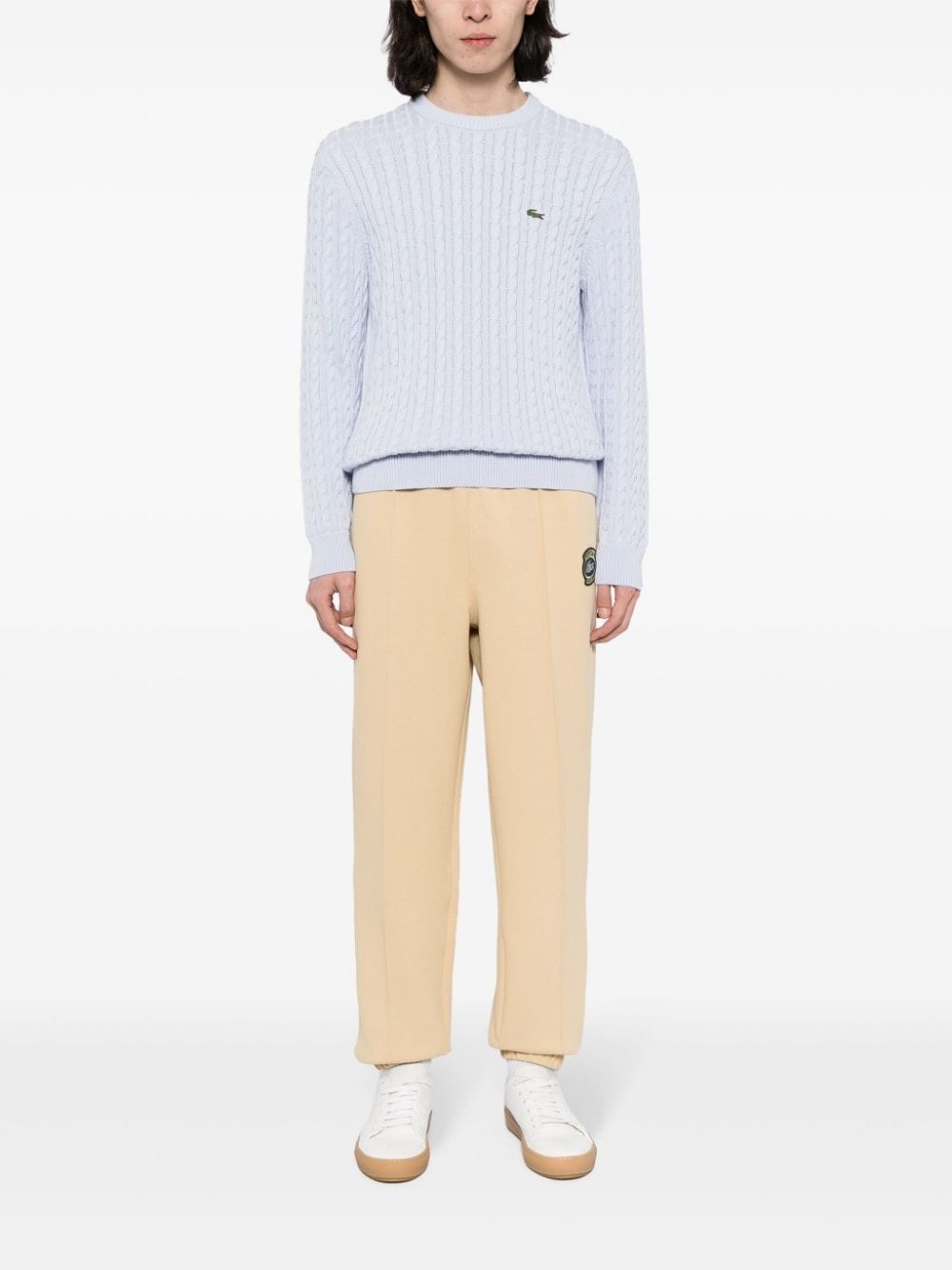logo-appliquÃ© track pants - 2