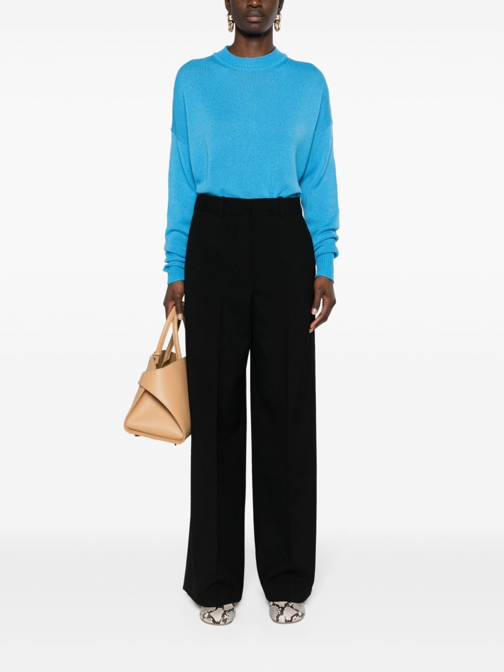 wide-leg tailored trousers - 2