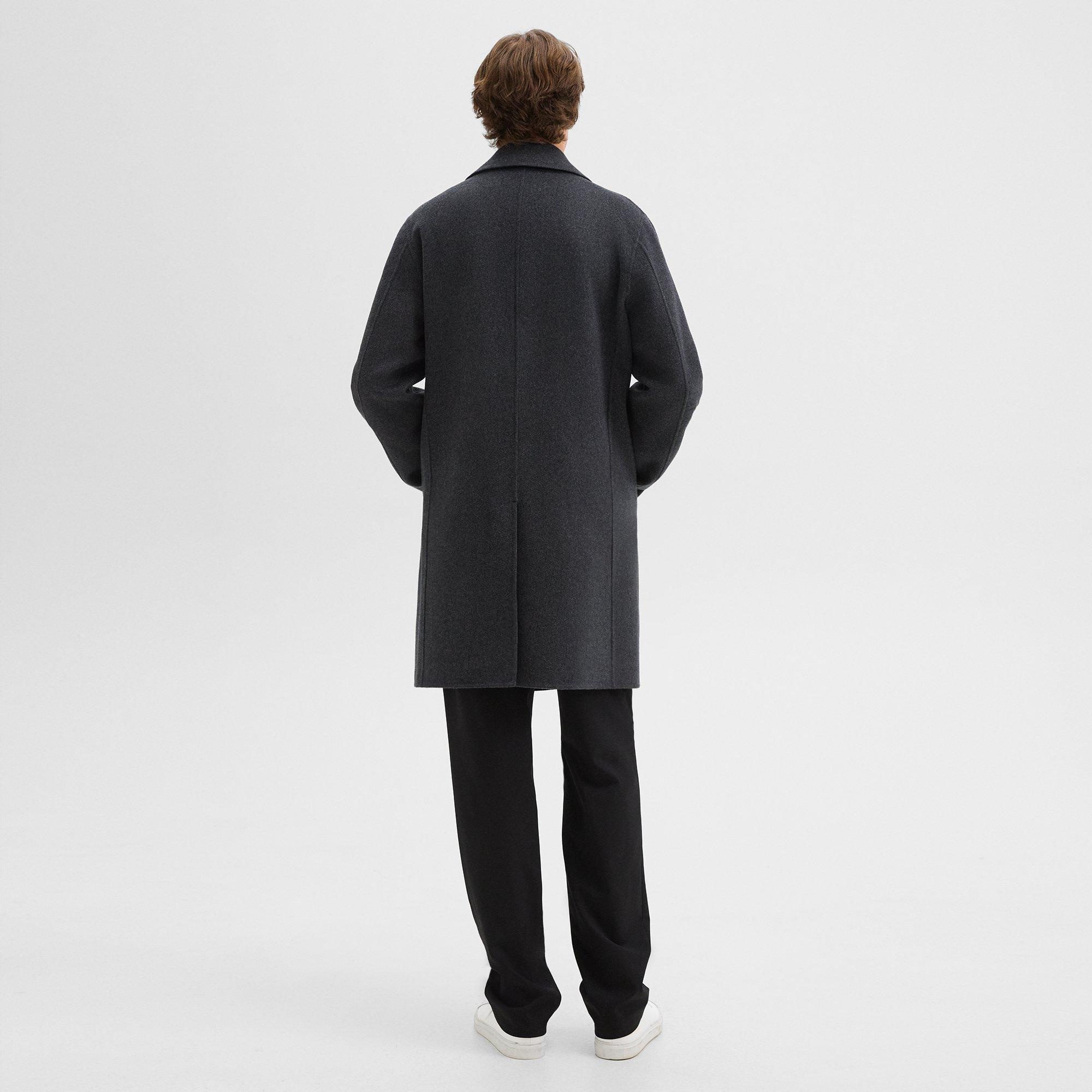 Double-Breasted Coat in Double-Face Wool-Cashmere - 4