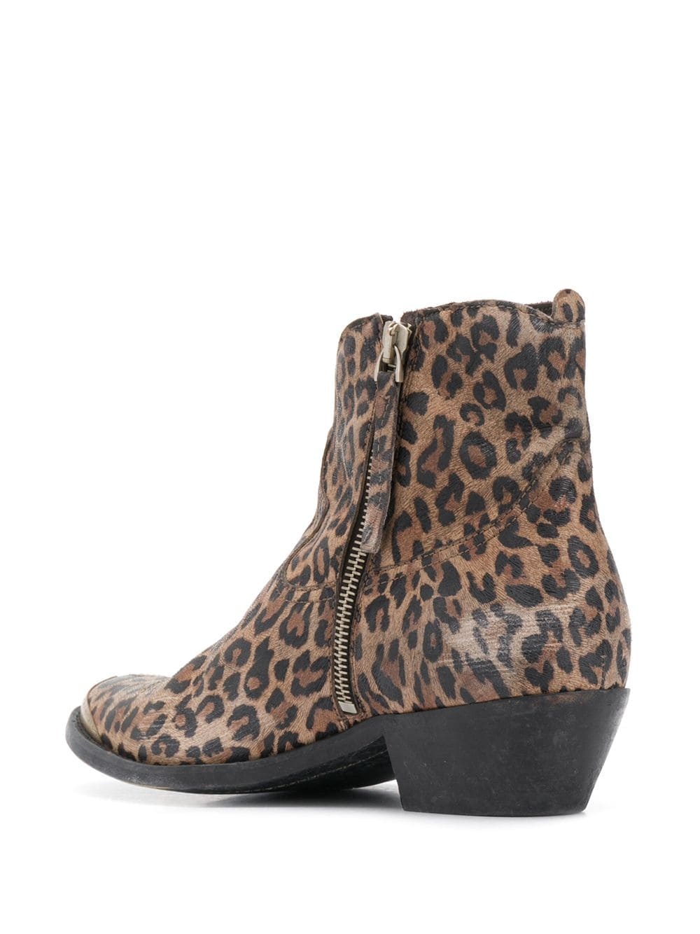 Young leopard-print ankle boots - 3