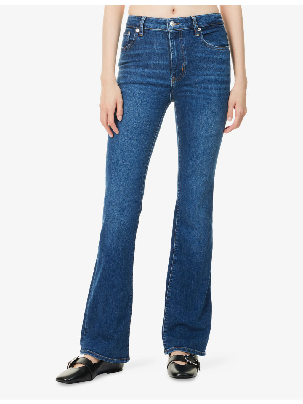 The Reboot Flared Stretch-Denim Blend Jeans - 3