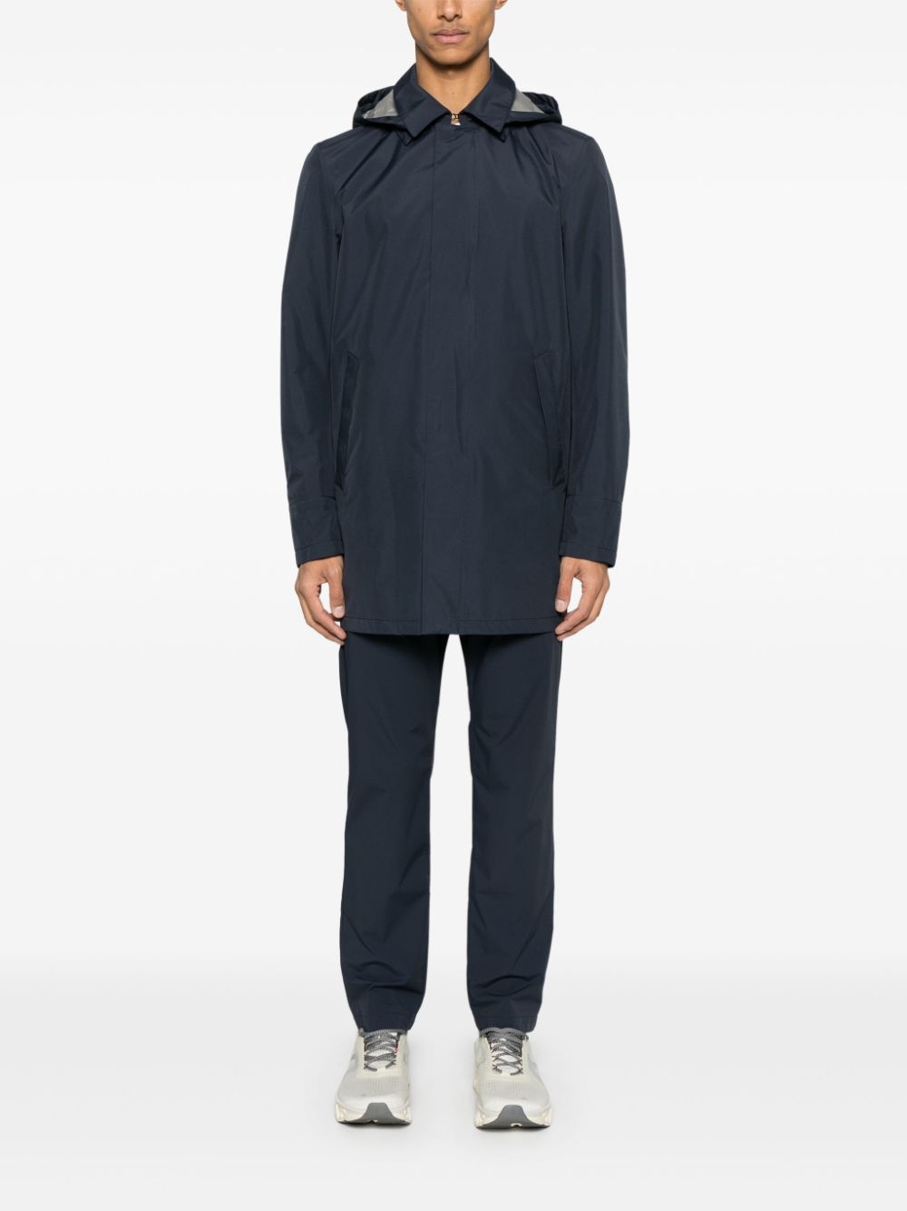 hooded raincoat - 2