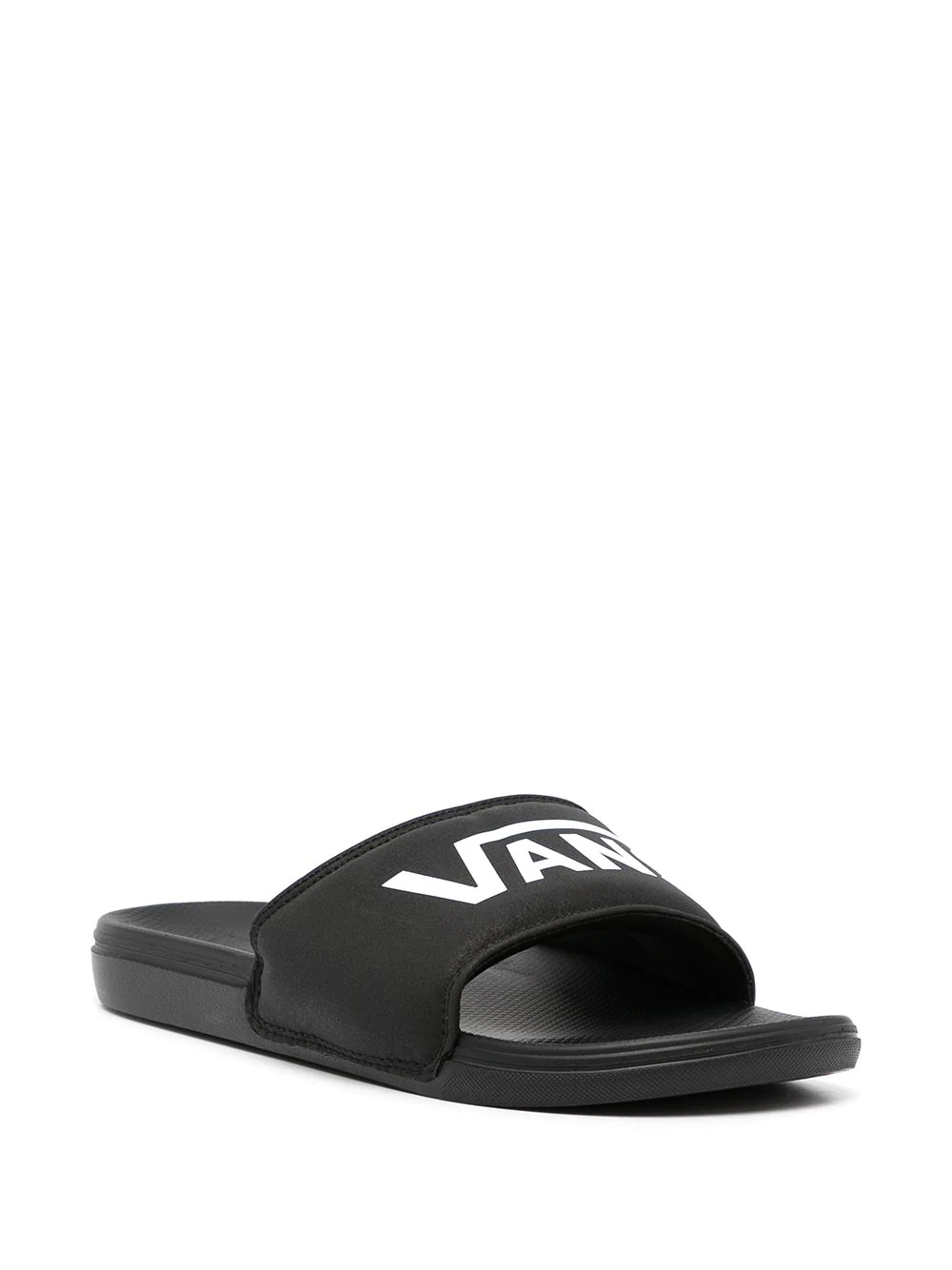 logo-print open-toe slides - 2