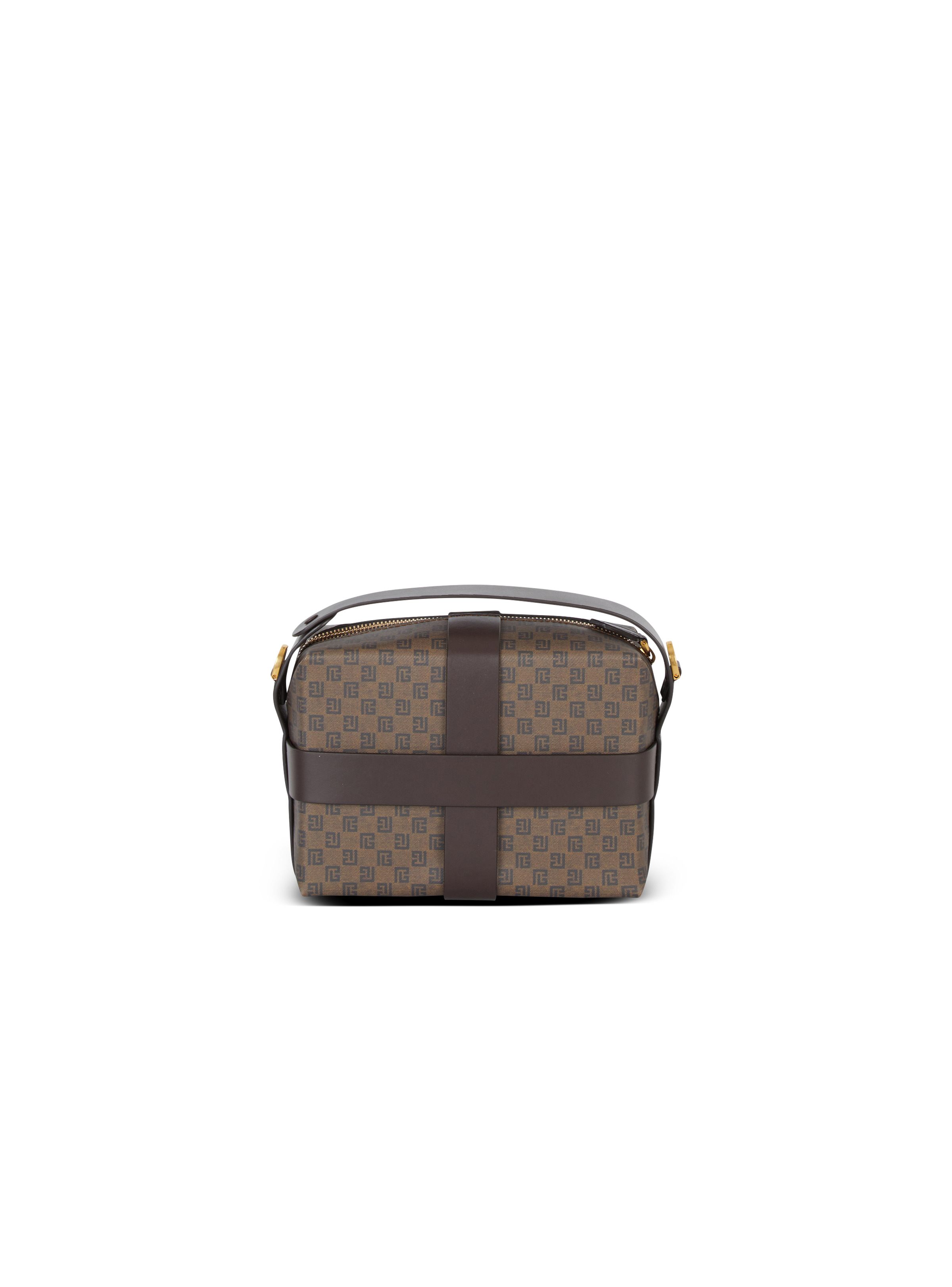 Mini monogram canvas and leather Box bag - 3