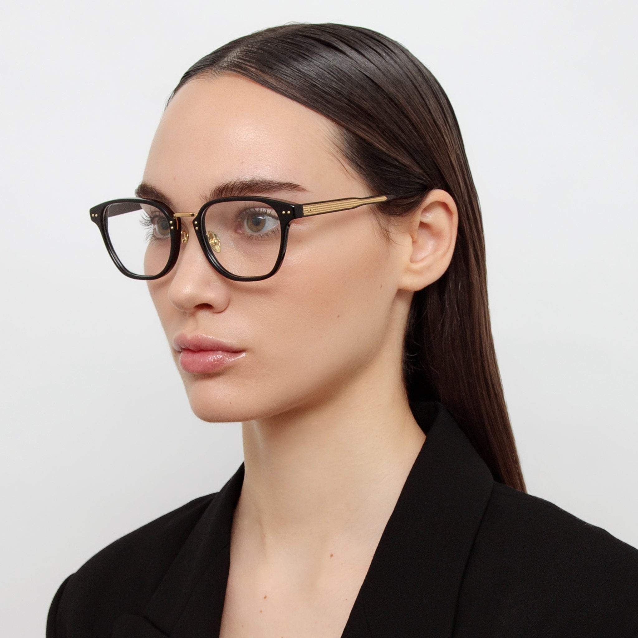 Men's Jeffrey Optical Frame in Black - 3