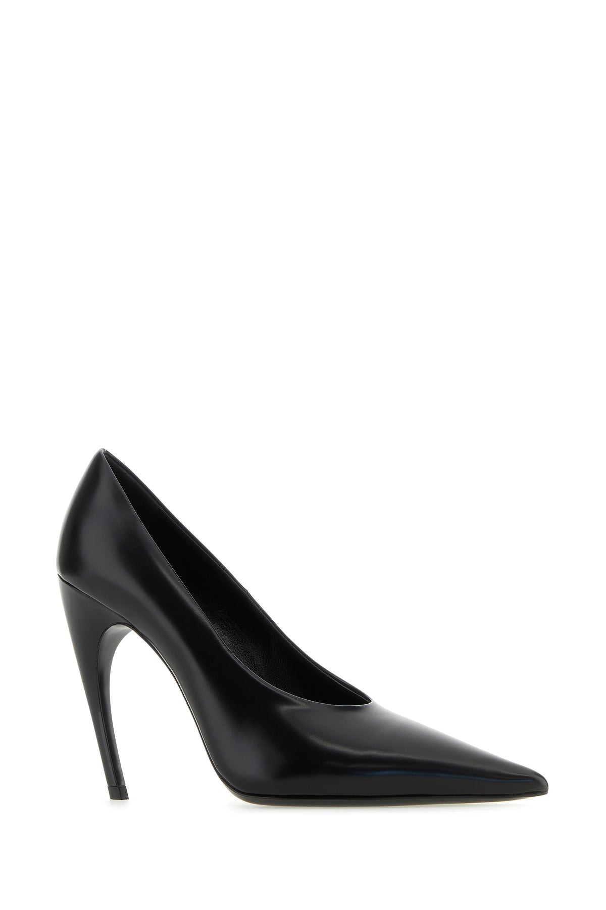 Black leather pumps - 2