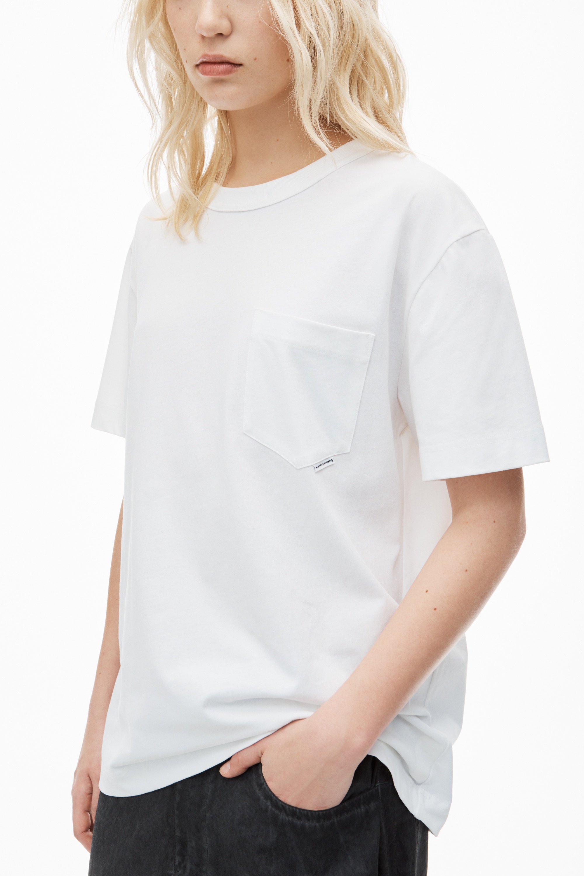 POCKET TEE IN HIGH TWIST JERSEY - 3