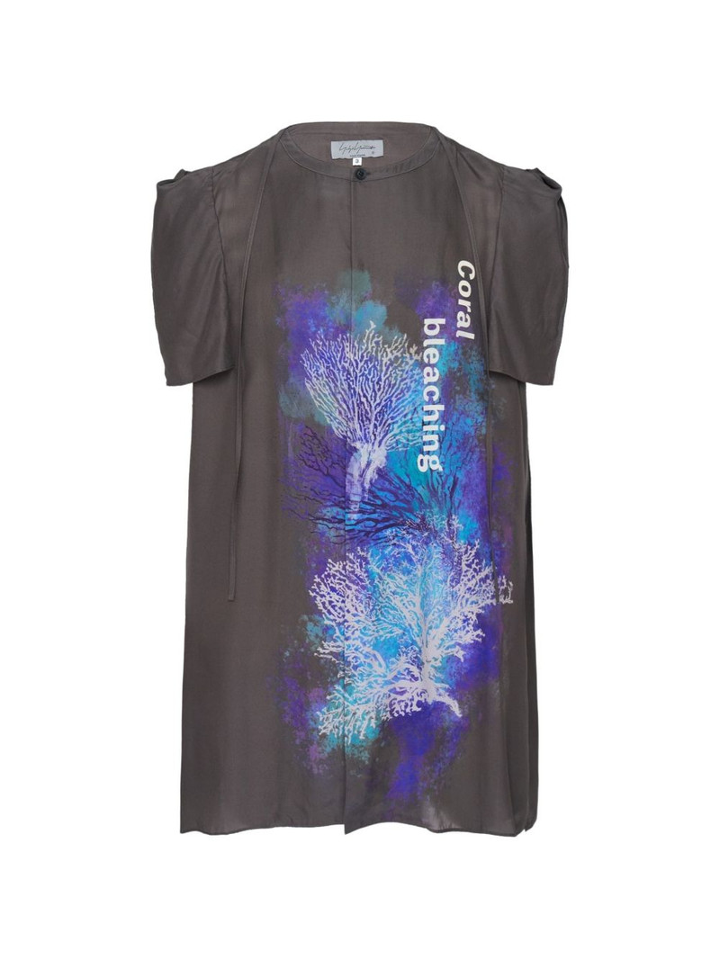 graphic-print blouse 1