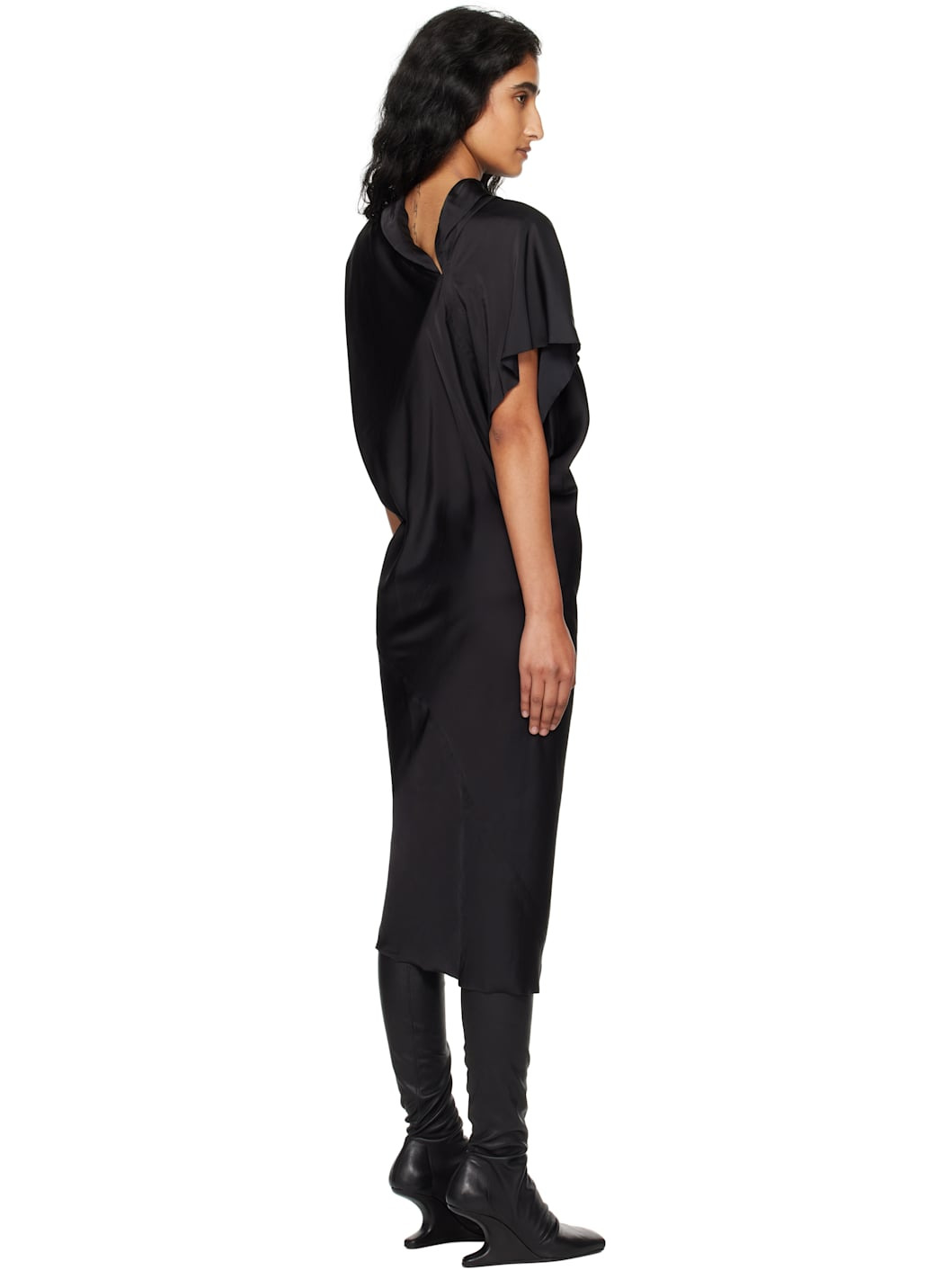 Black Concordians Seb Midi Dress - 3