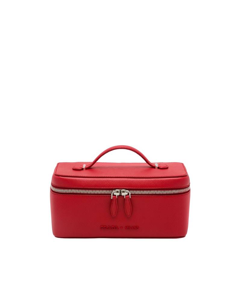 Medium Saffiano leather pouch 1