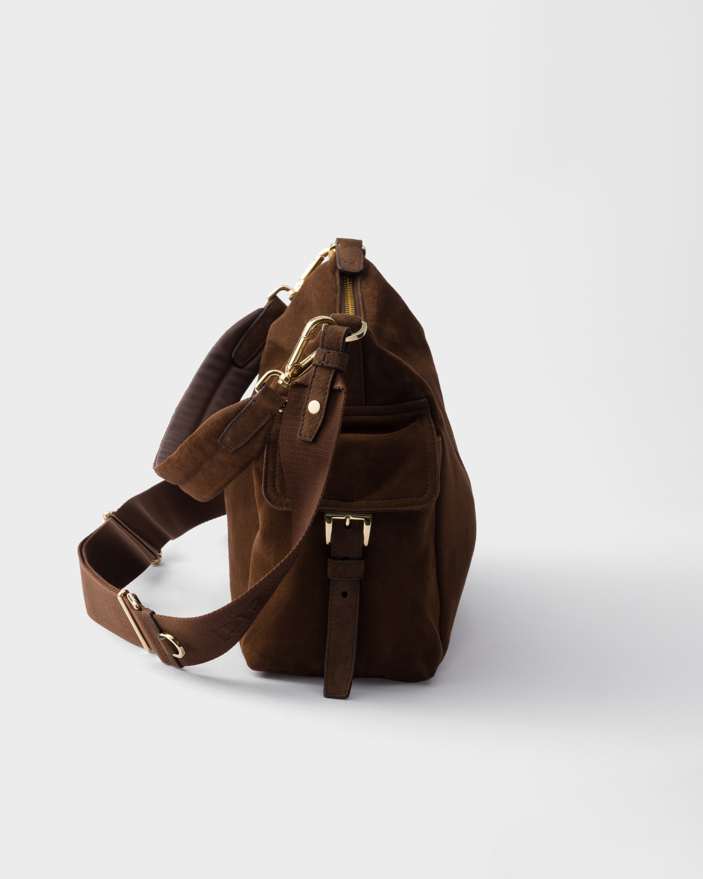 Large Prada Explore suede bag - 5