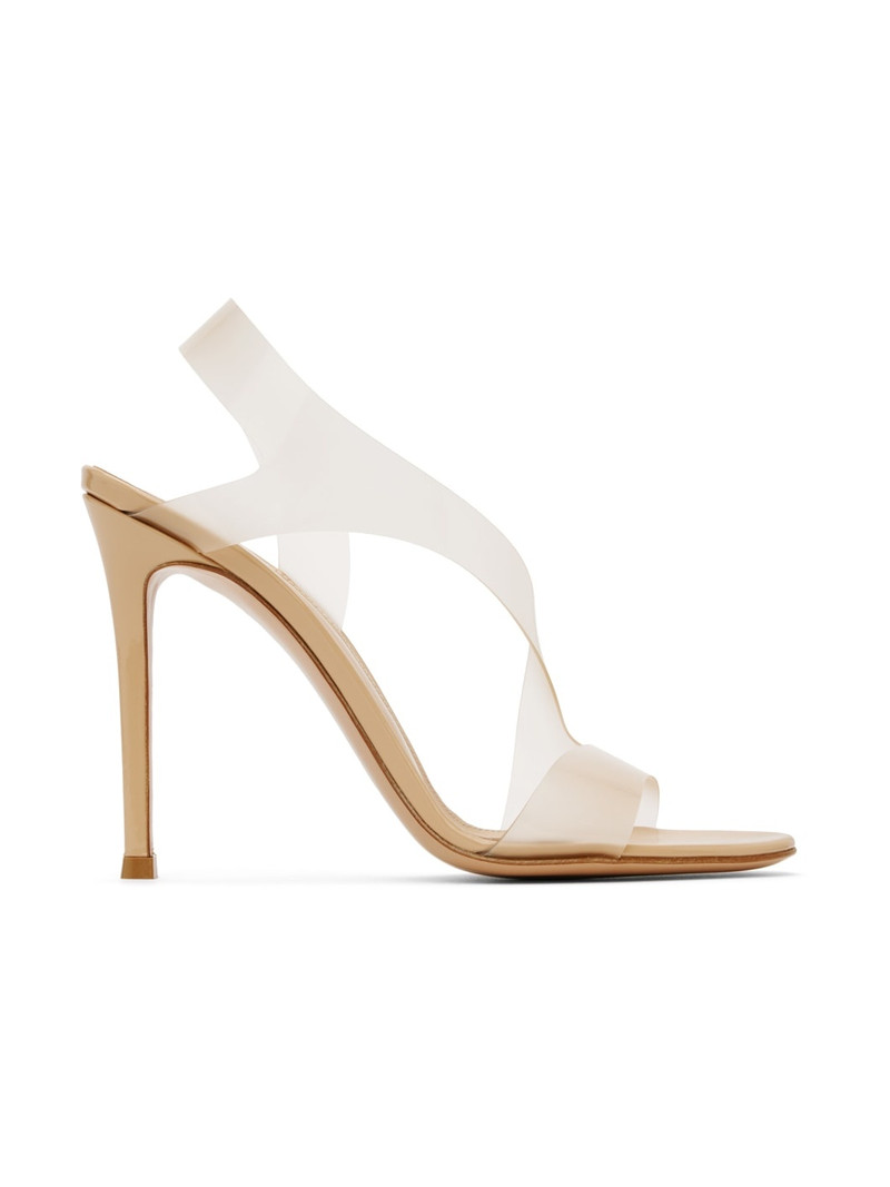 Metropolis 105mm metallic sandals - 1