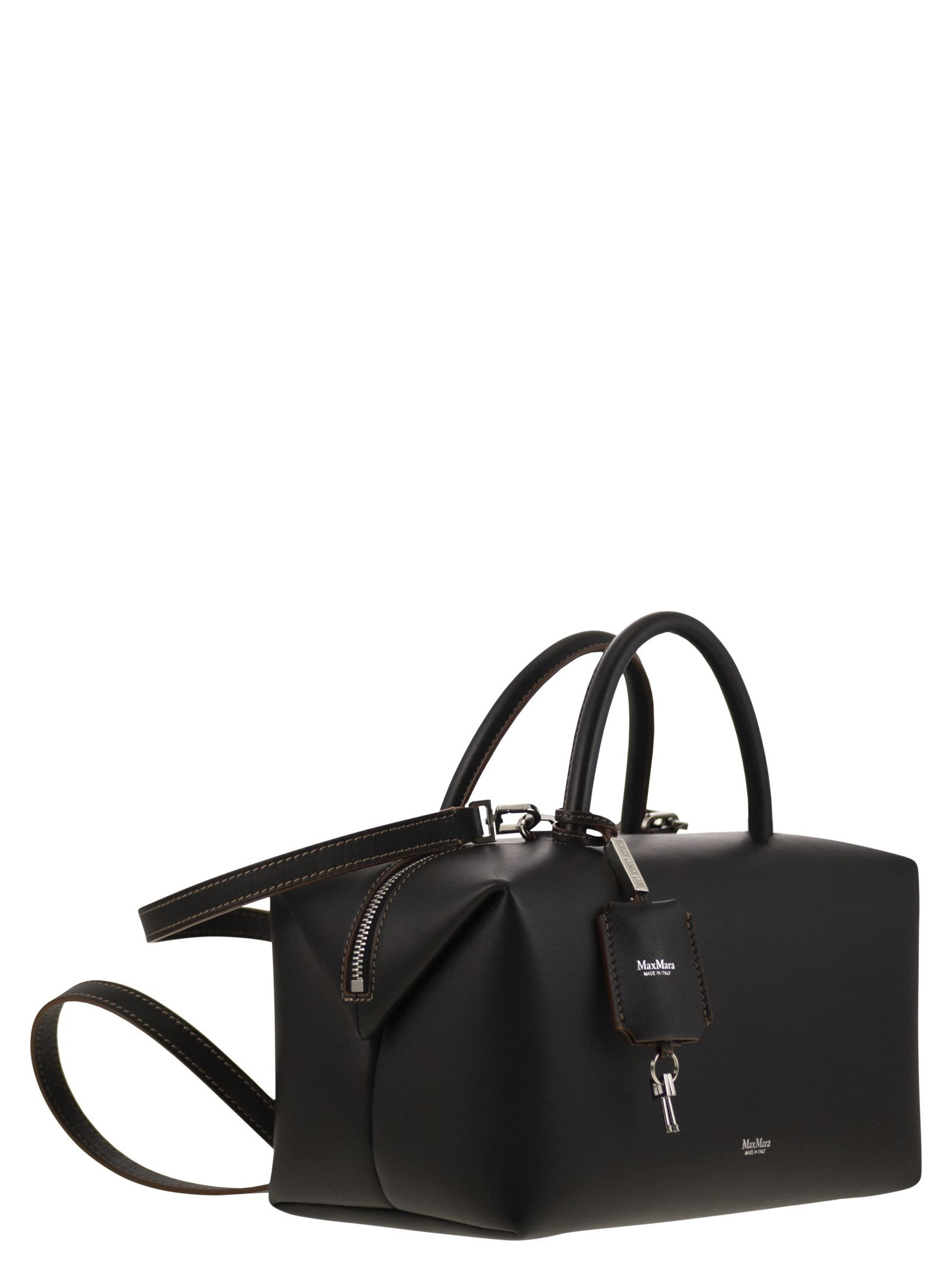 Maxmara Women Holdallm - Medium Satchel In Natural Leather - 4