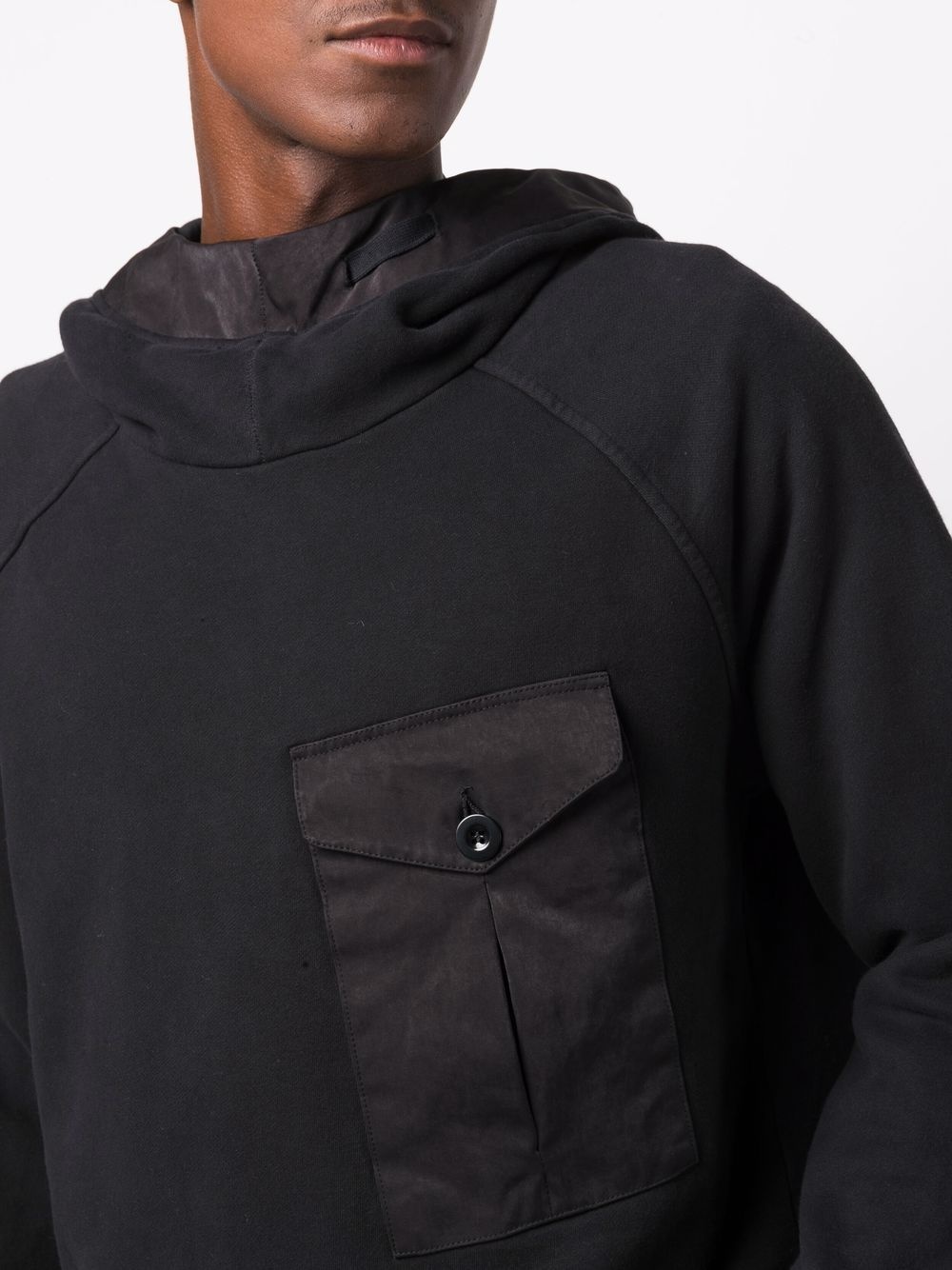 pocket-detail long-sleeve hoodie - 5