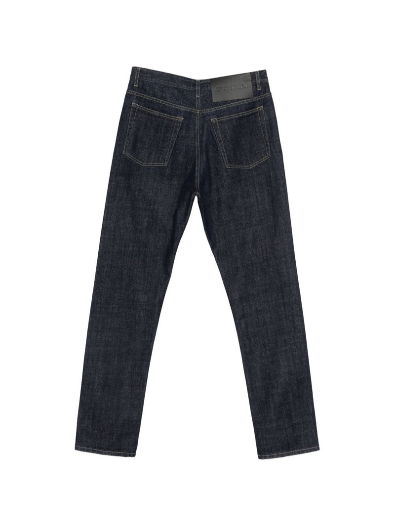 Jil Sander logo-patch jeans outlook