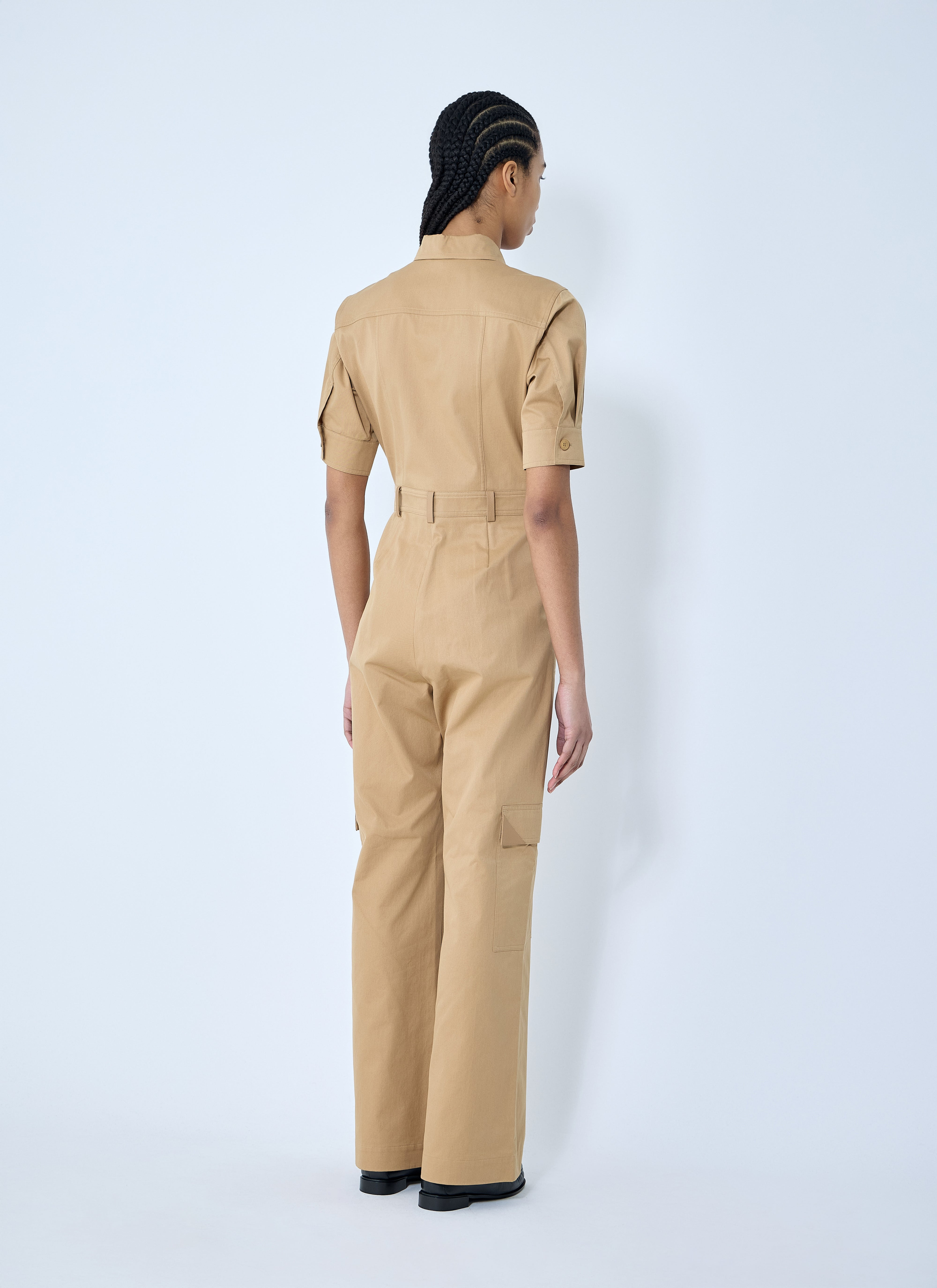 Max Mara Women Cotton Tailored Jumpsuit - 4