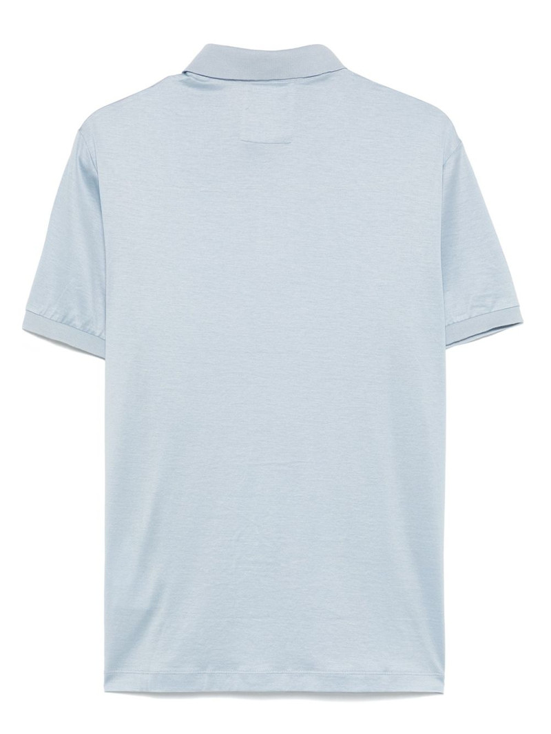 EMPORIO ARMANI logo-print polo shirt outlook