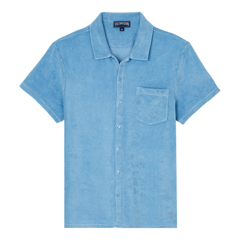 Men Bowling Terry Shirt Solid Mineral Dye 1