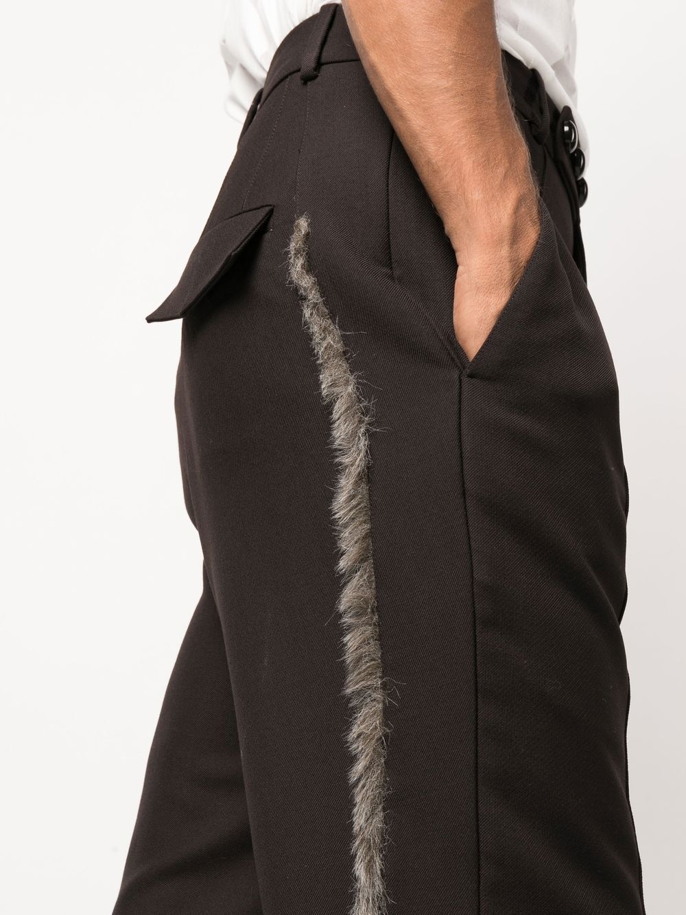 Penzer side-stripe tailored trousers - 7