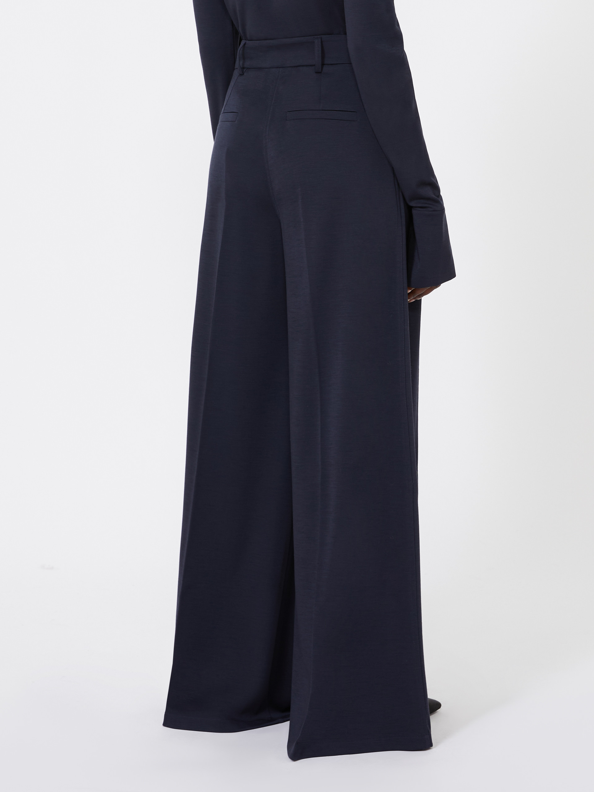 NATALE Wool jersey trousers - 4