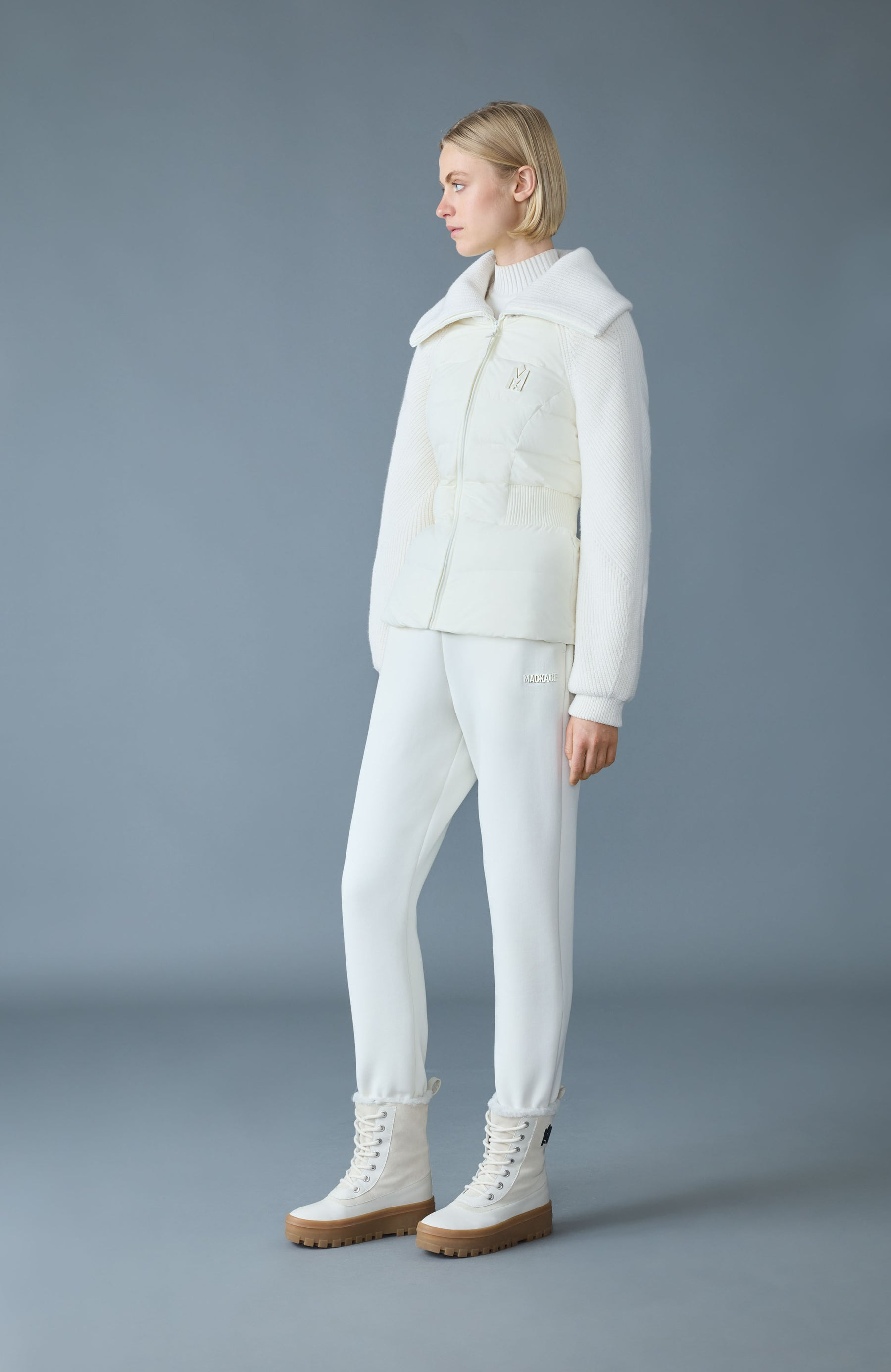 FOXY Light down mixed media jacket - 3