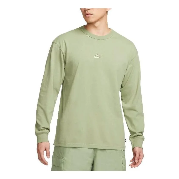 Nike Sportswear Premium Essentials Long Sleeve 'Green' DO7391-386 - 1