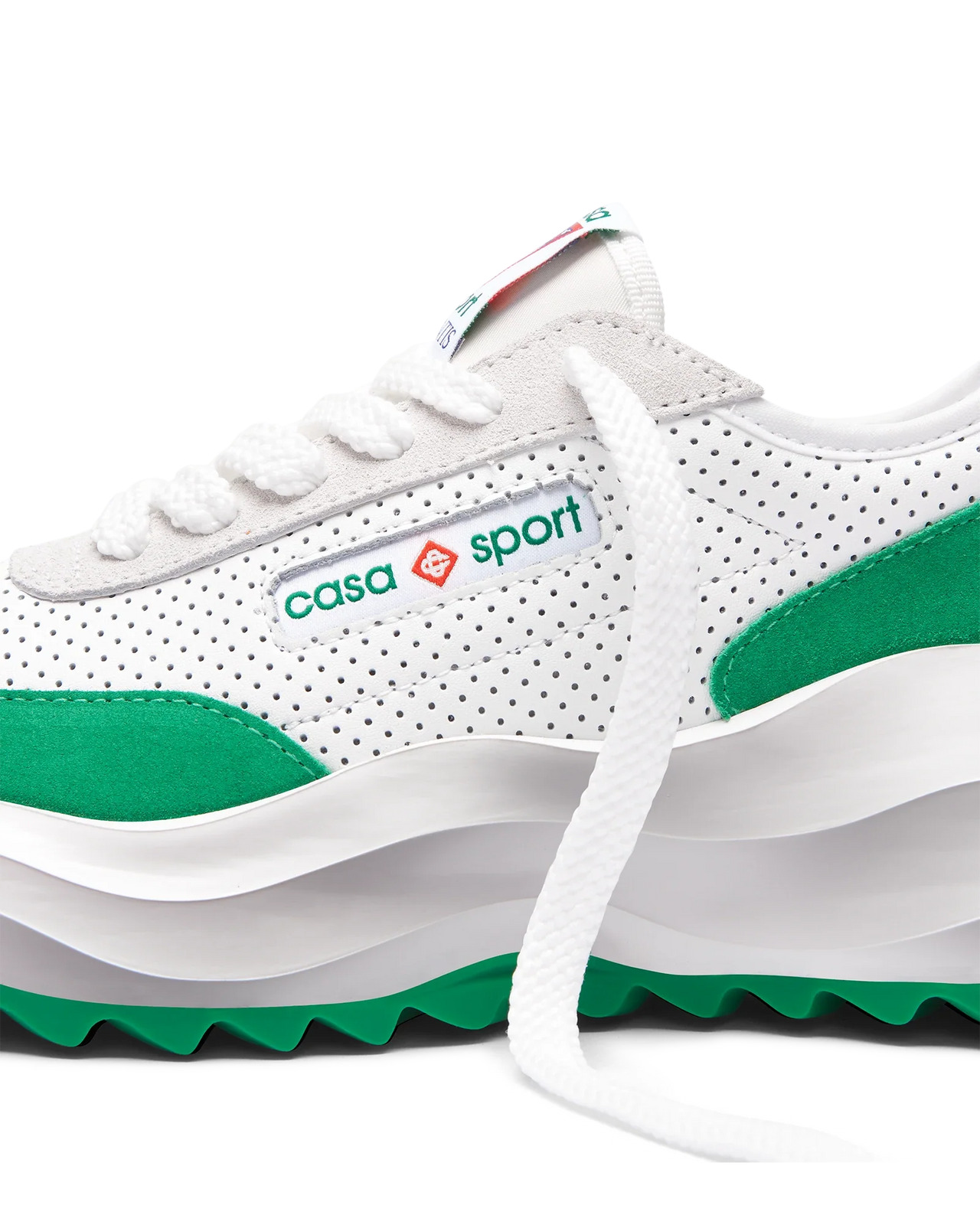 Mens Atlantis White & Red Sneaker - 11
