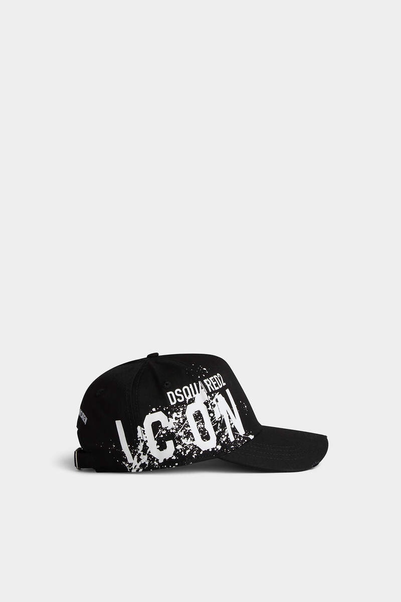 DSQUARED2 ICON SPLASH BASEBALL CAP | REVERSIBLE