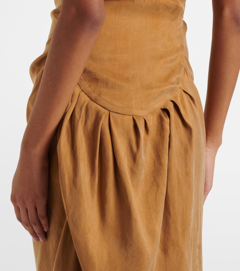 Ginnie draped gown 5