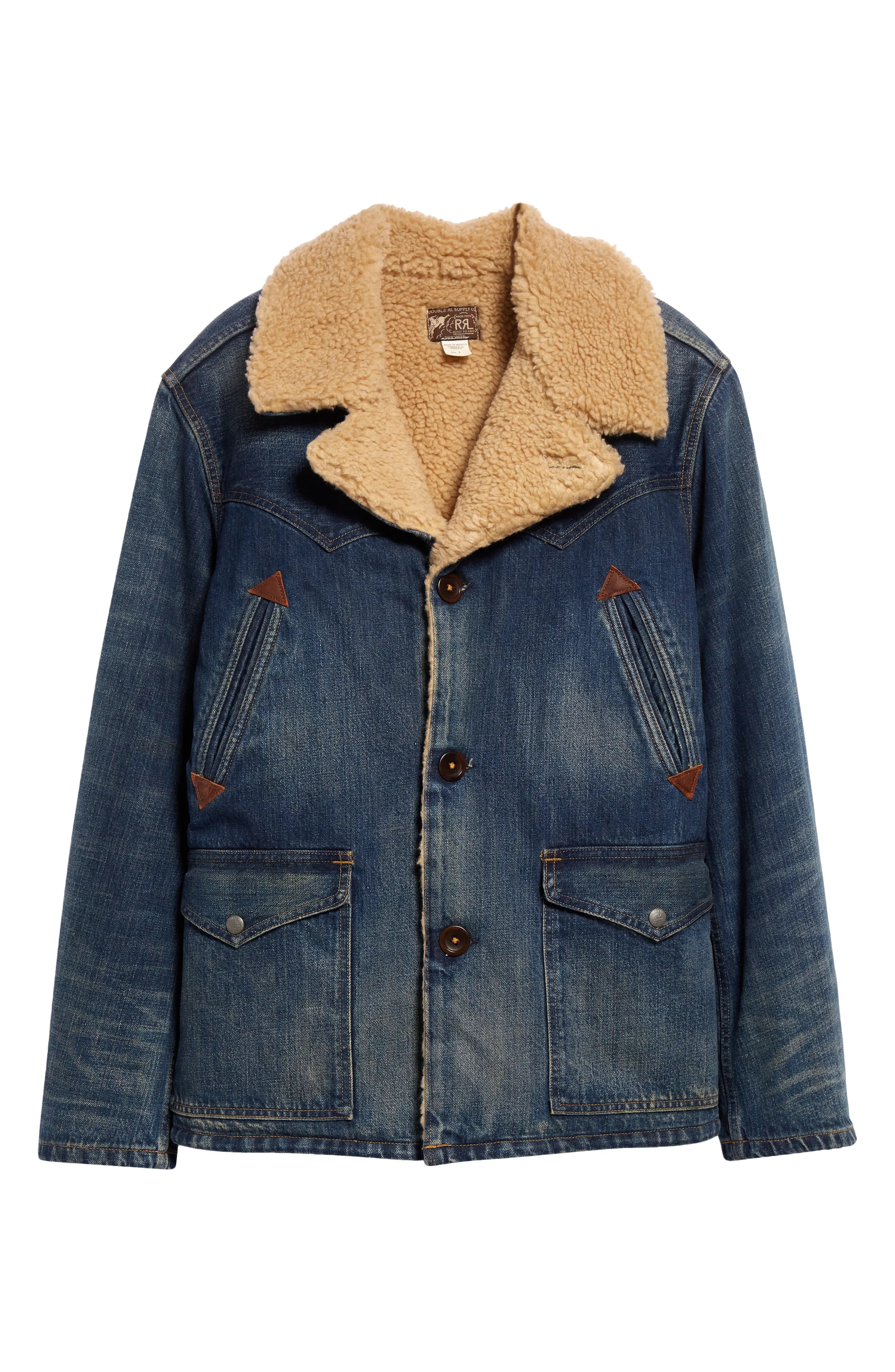 ジャケット・アウター RRL Fleece-Lined Denim Ranch Jacket RRL by Ralph Lauren Hitching Fleece-Denim Ranch Jacket