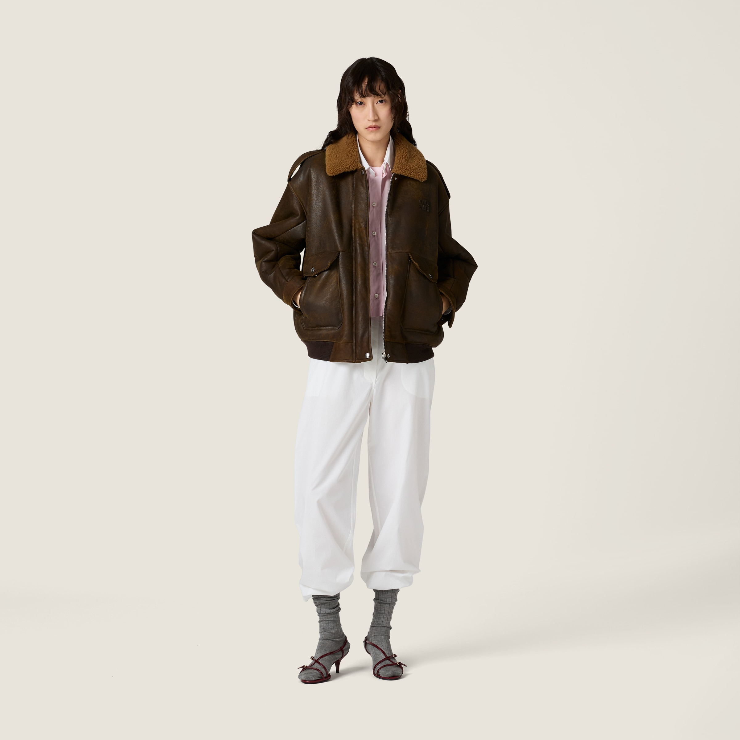 Shearling blouson jacket - 2