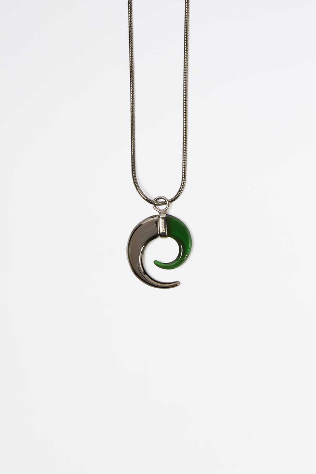 BLACK SPIRAL NECKLACE - 4