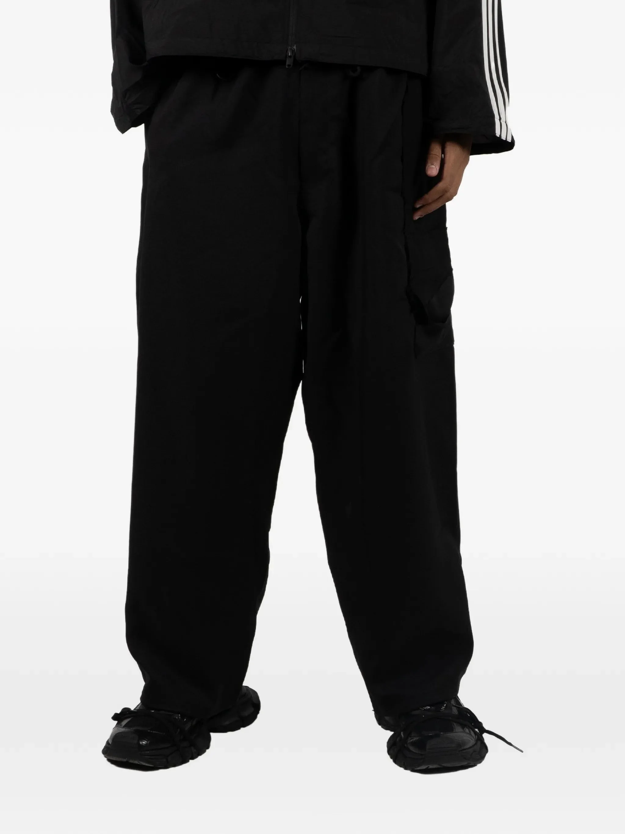 Y-3 Black Trousers - 1