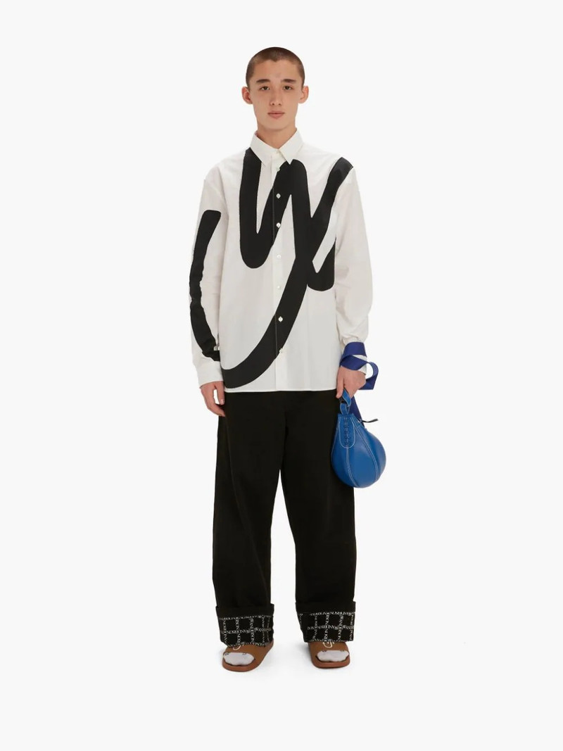 JW Anderson JWA LOGO APPLIQUE SHIRT outlook