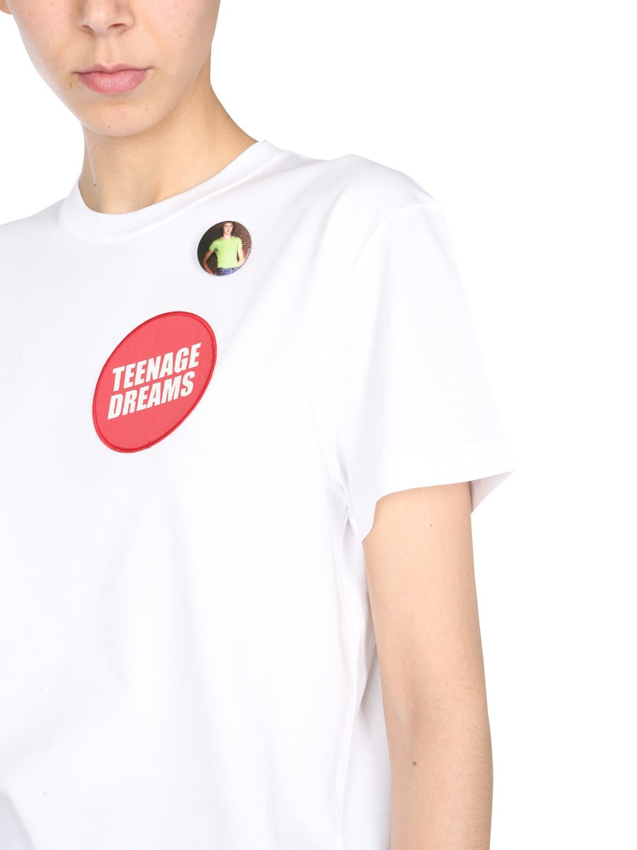 Raf Simons Women Crew Neck T-Shirt - 4