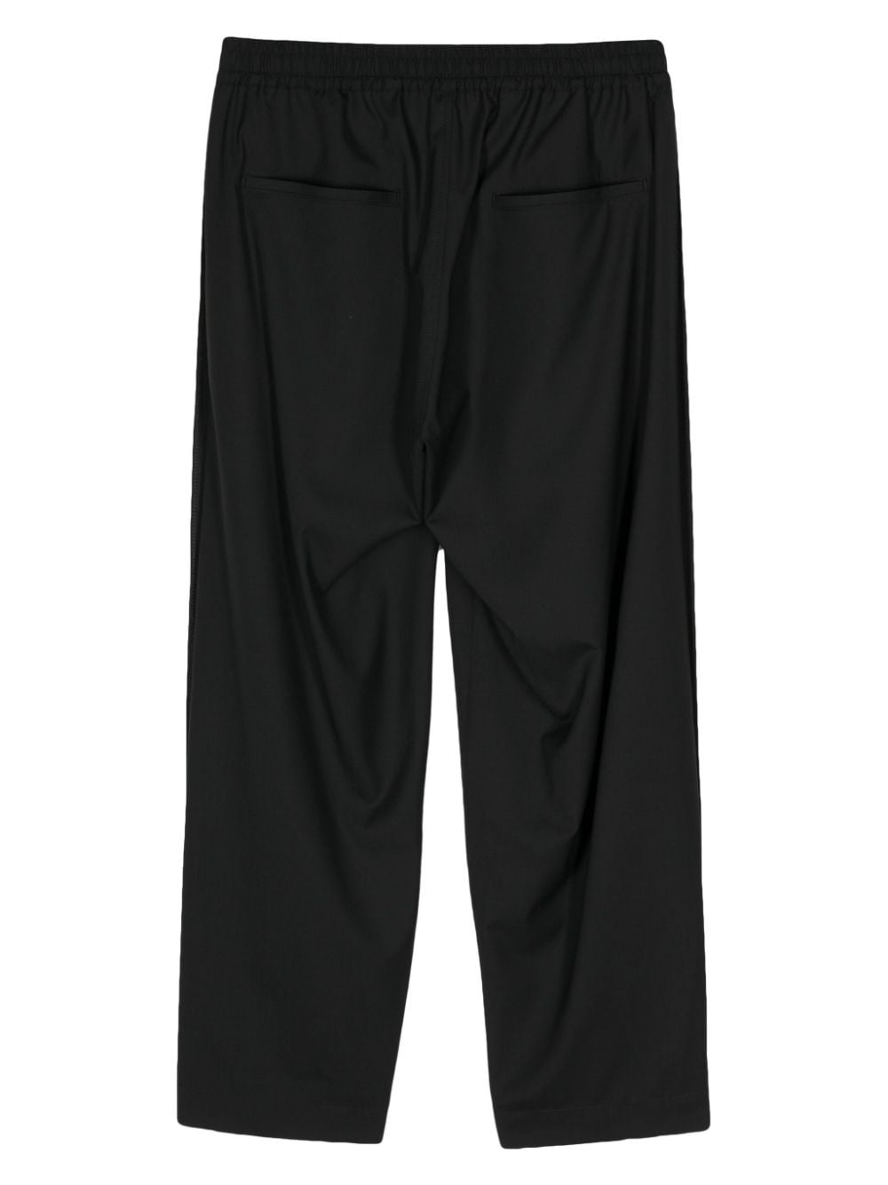 logo-appliquÃ© straight trousers - 2