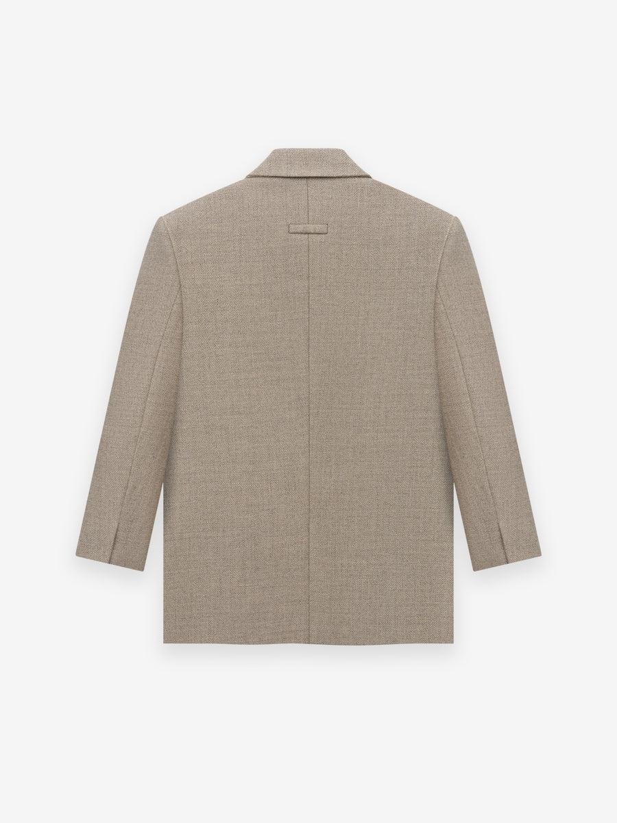 Heavy Wool Twill Relaxed Blazer - 3