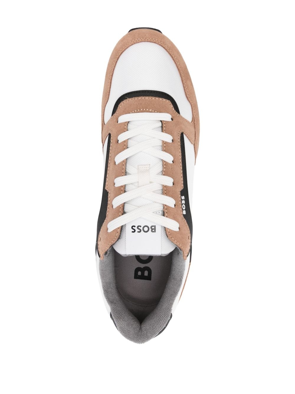 panelled-design sneakers - 4