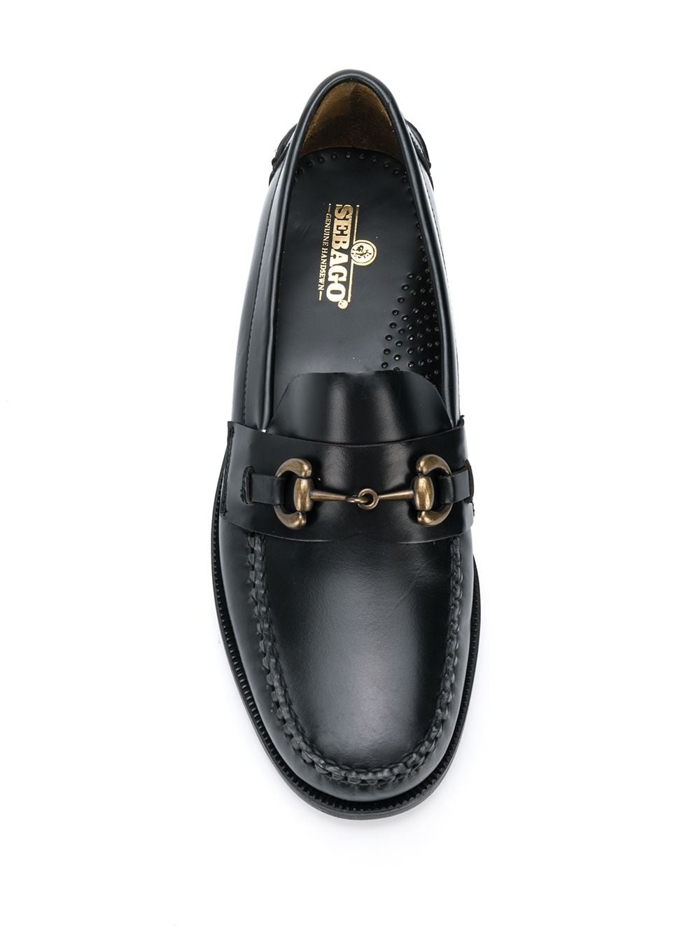 horse-bit embellished loafers - 4