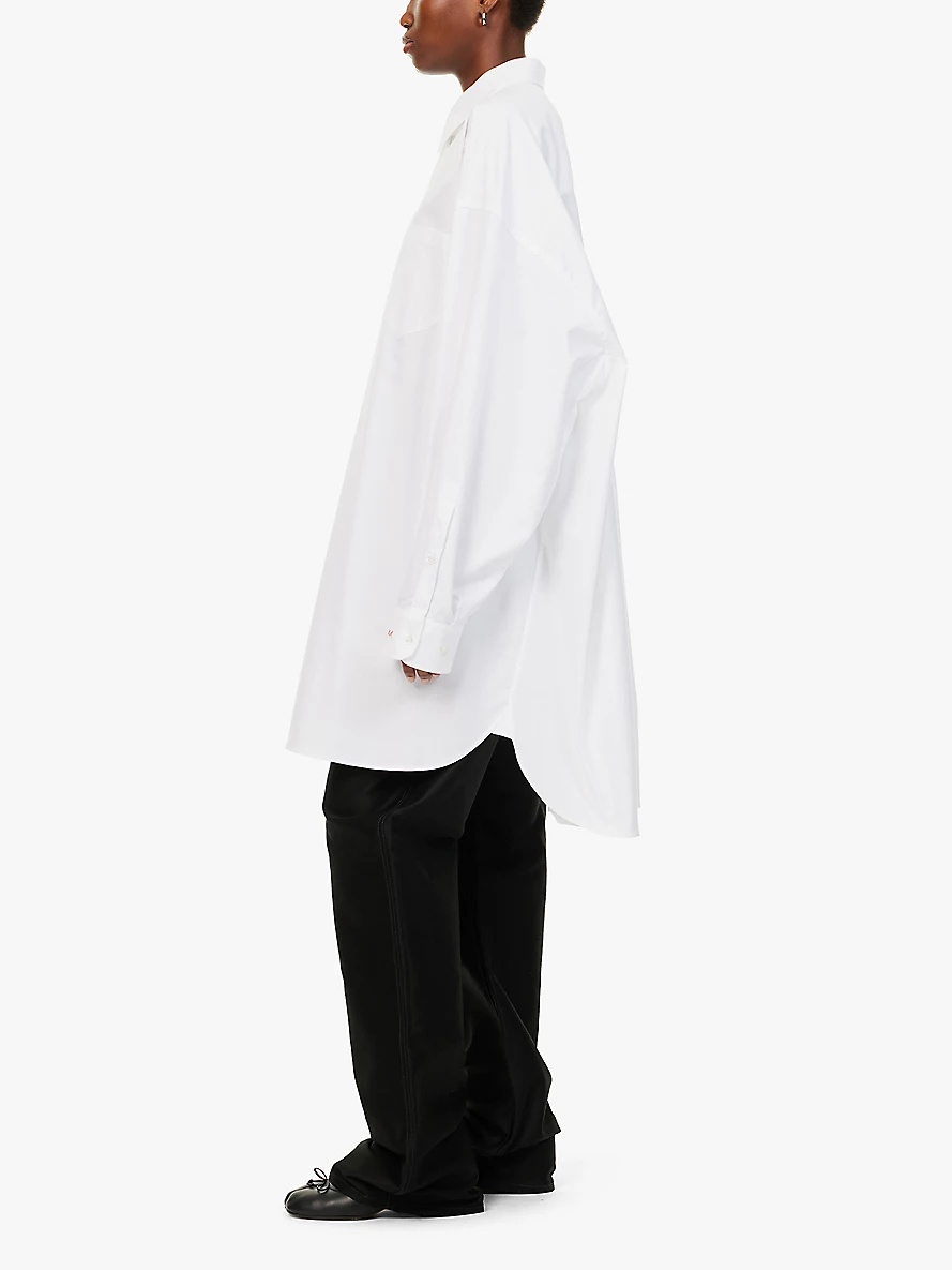Relaxed-fit long-sleeve cotton shirt - 3