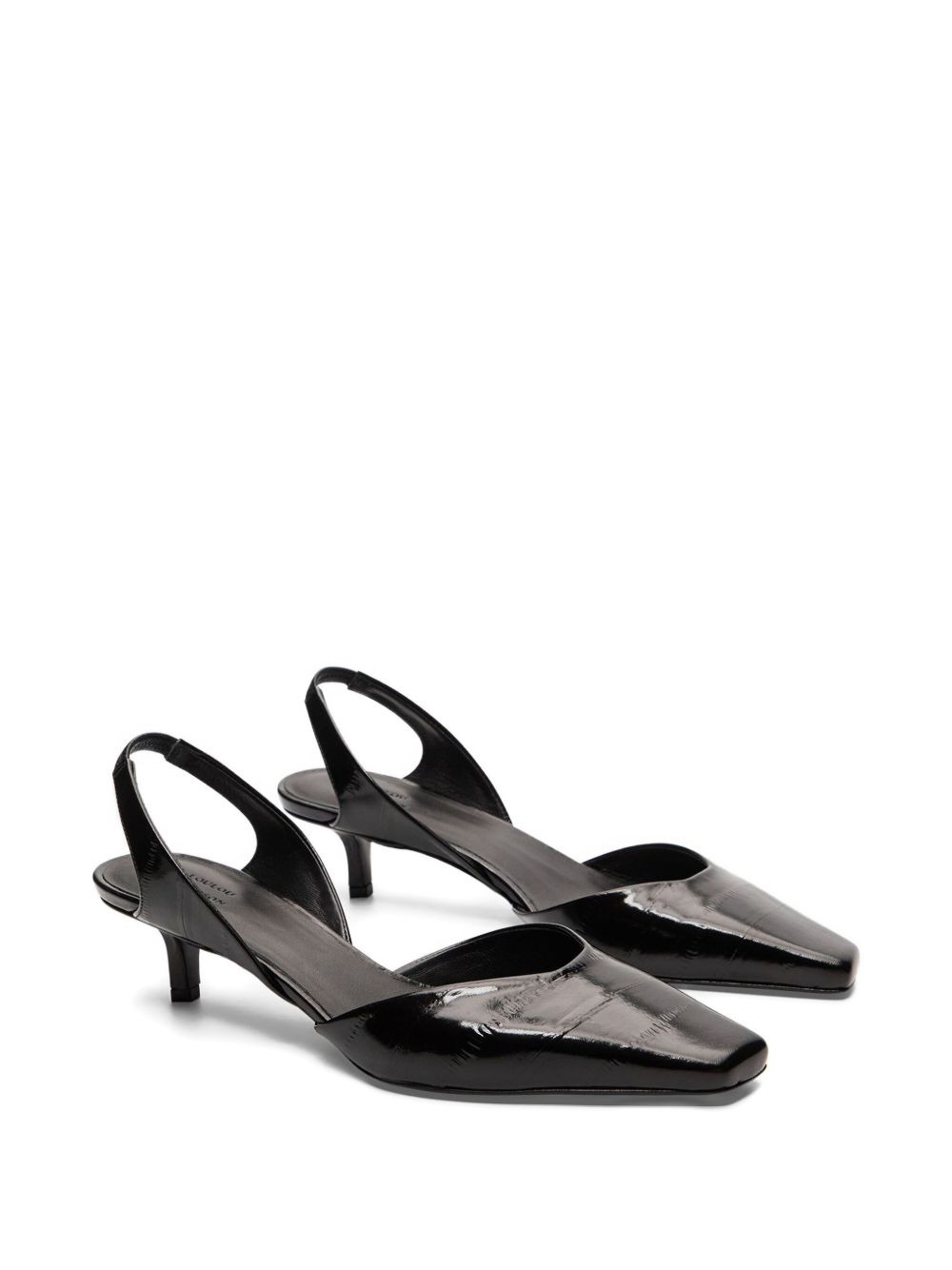 Hyde eel-effect slingback pumps - 2